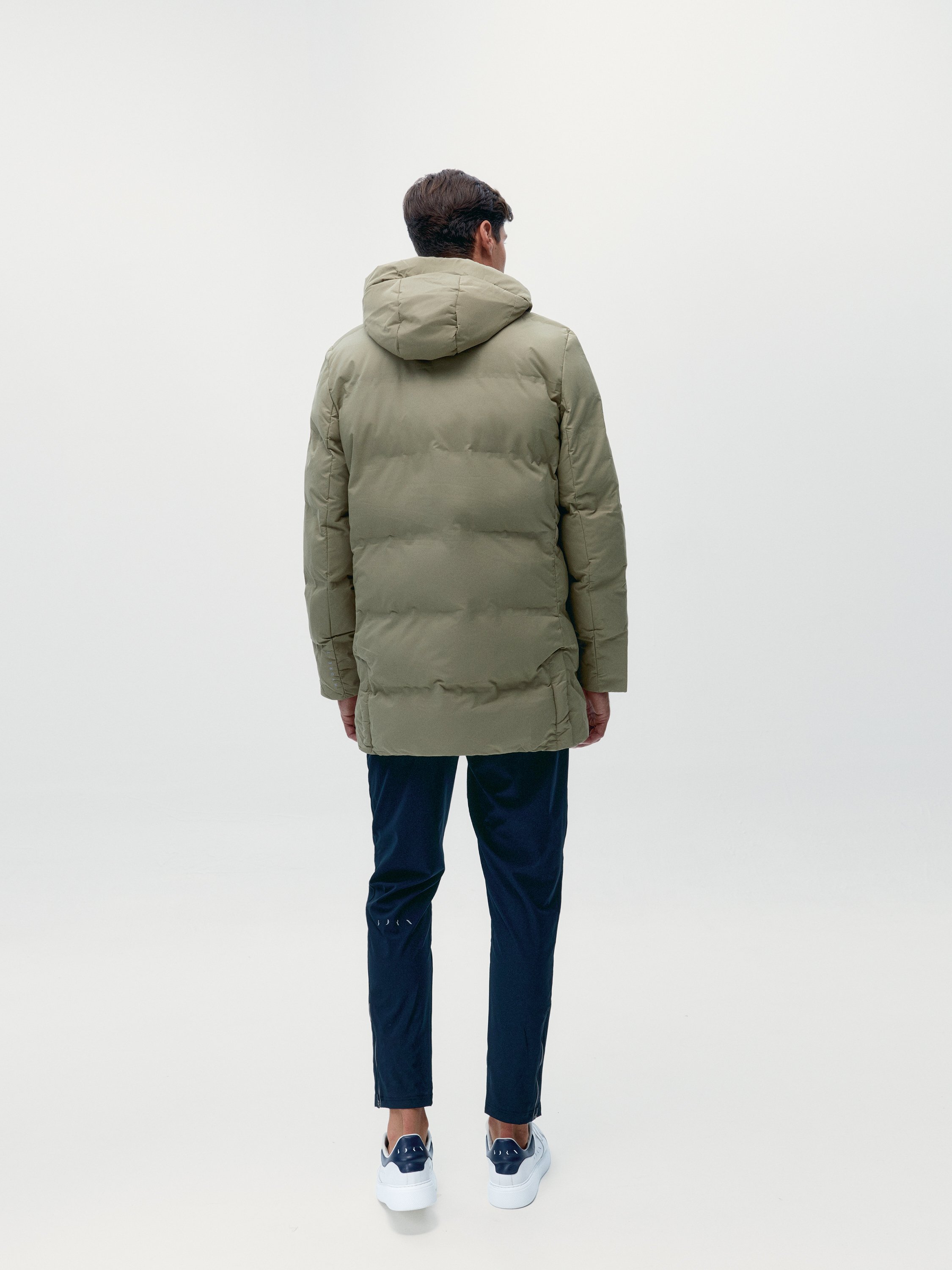 Zip-up performance athleisure sports jacket BORN LIVING YOGA Brown