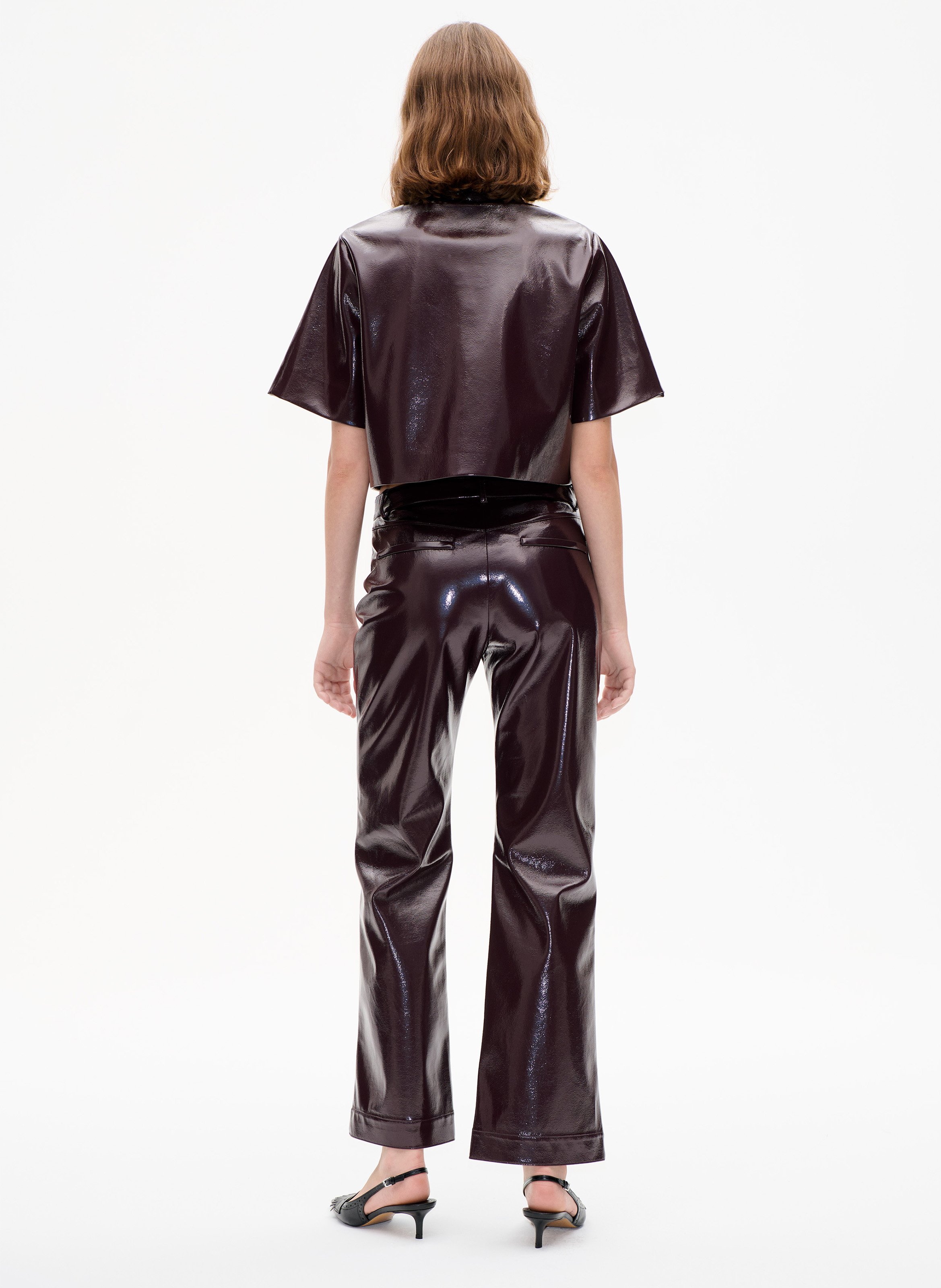 Veste droite col classique BAUM UND PFERDGARTEN Rouge