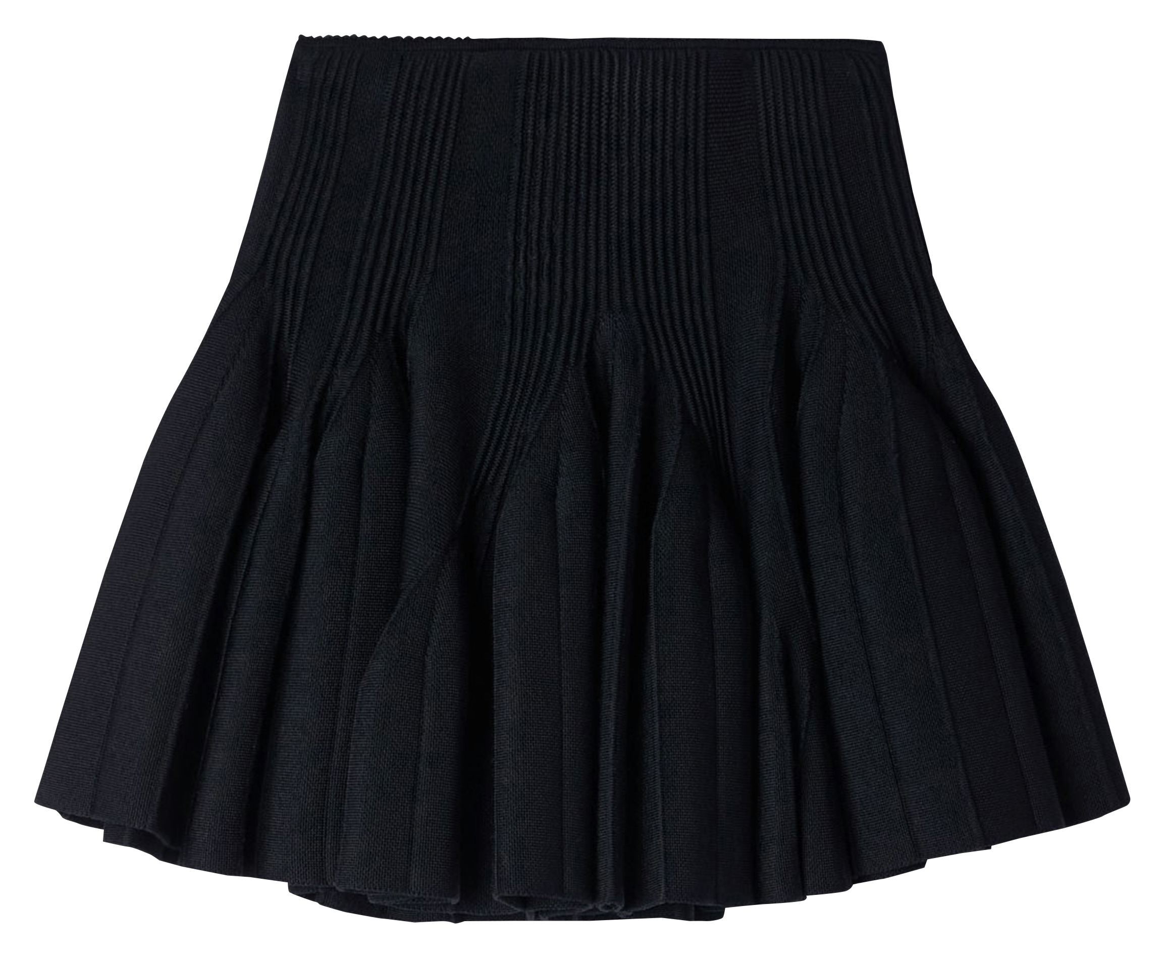 Knitted flared skirt SANDRO Black