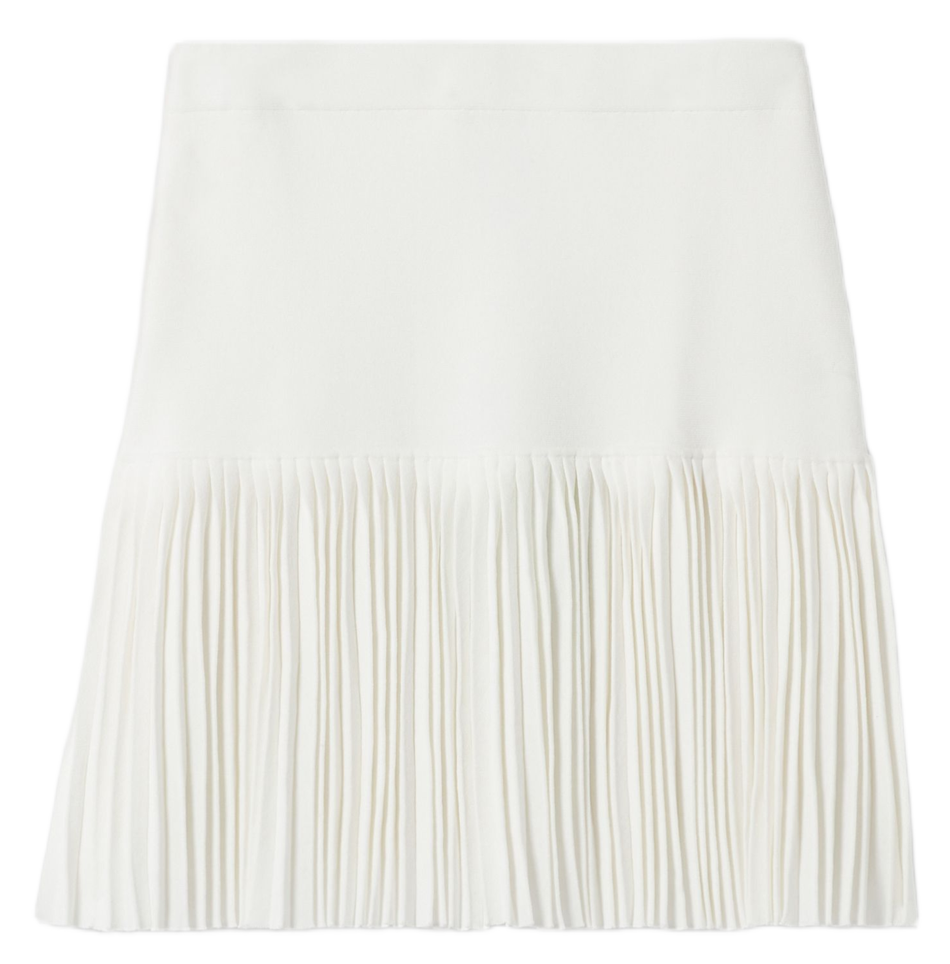 Jupe courte à franges CLAUDIE PIERLOT Beige