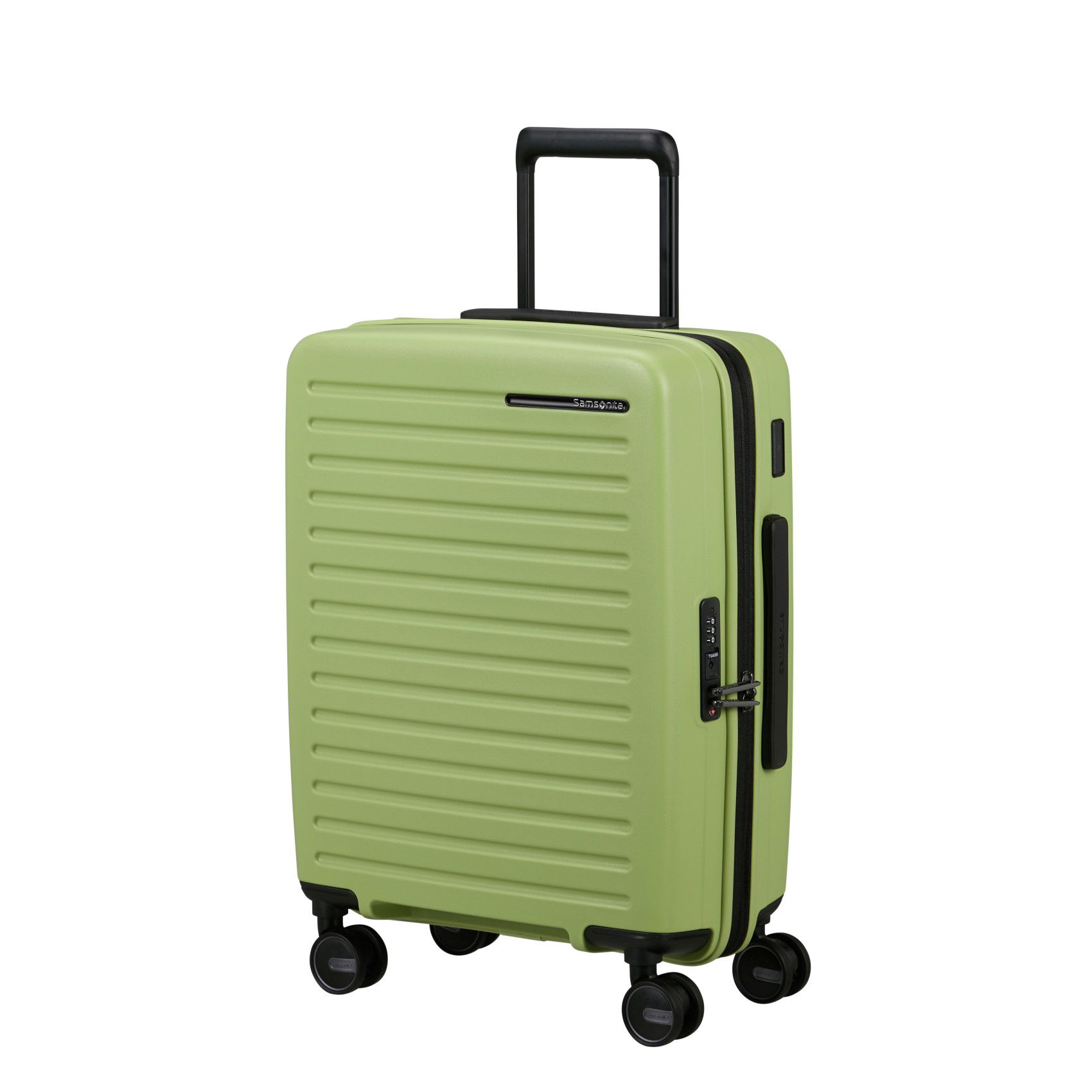 Restackd 4-wheel carry-on suitcase size S SAMSONITE Green