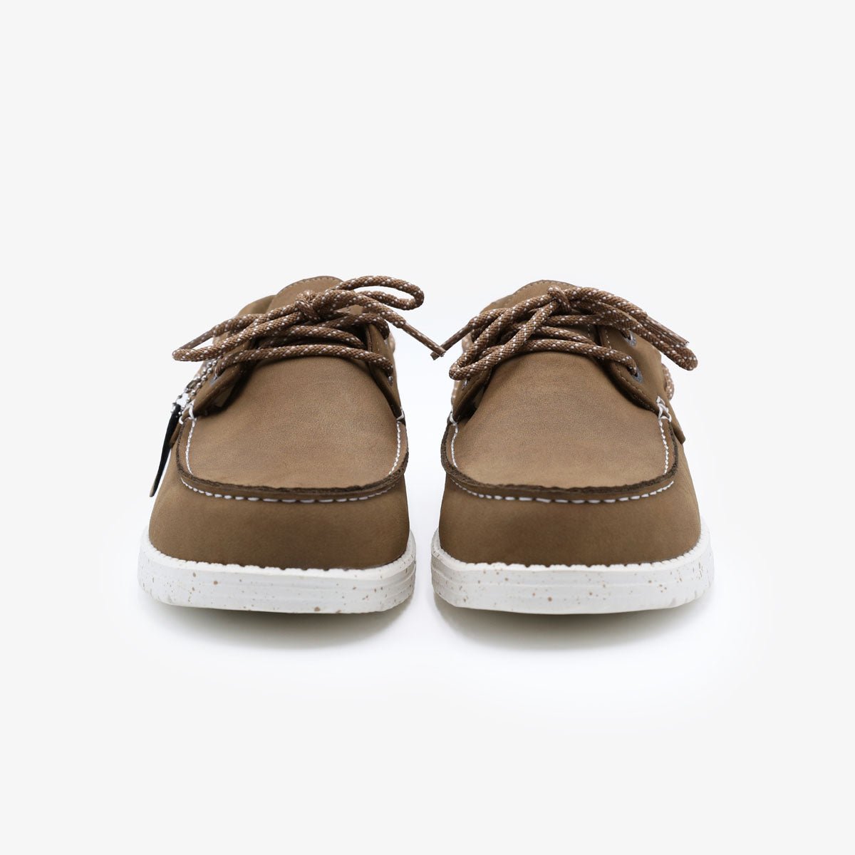 Nubuck deck shoes SERGE BLANCO Beige