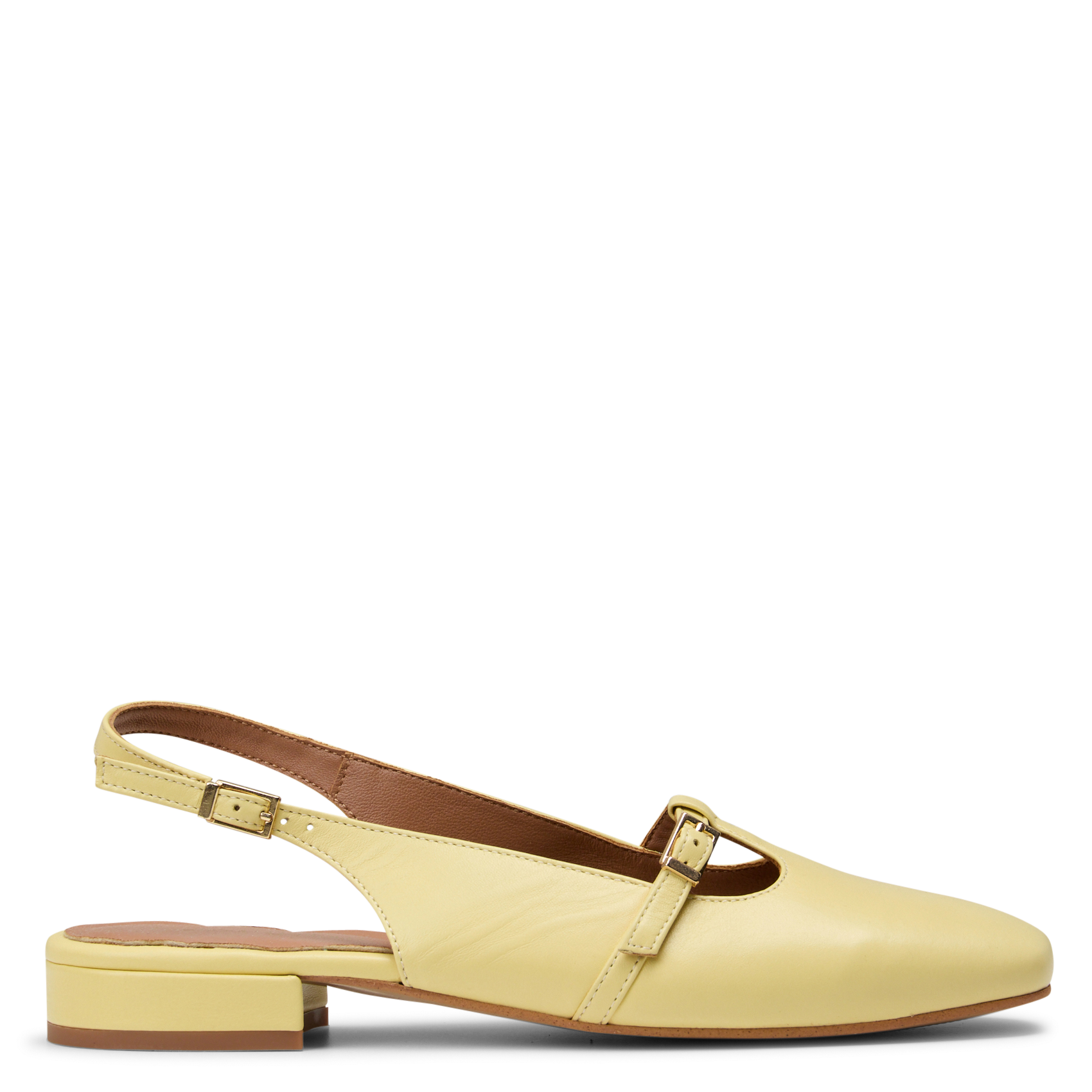 Babies slingback en cuir vernis MELLOW YELLOW