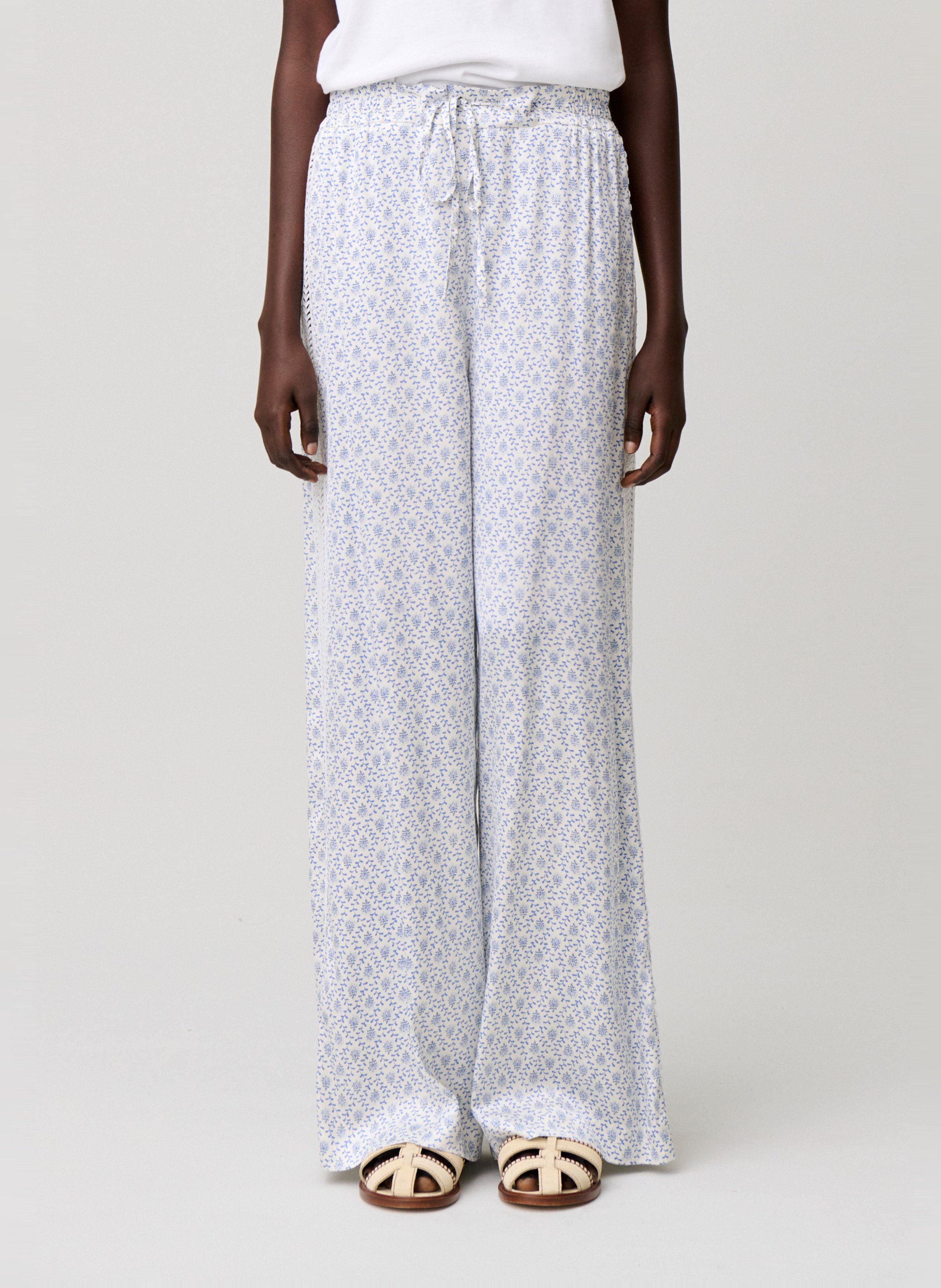 Pantalon large CLAUDIE PIERLOT Multicolore