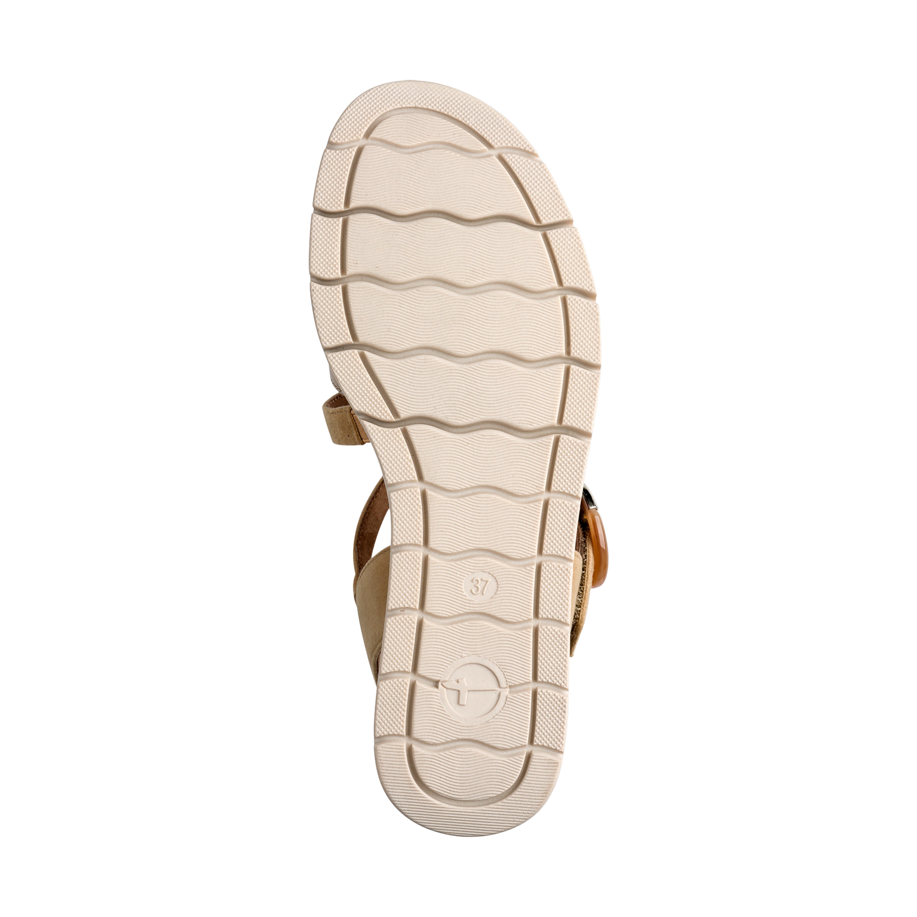 Wedge leather sandals TAMARIS Multicolored