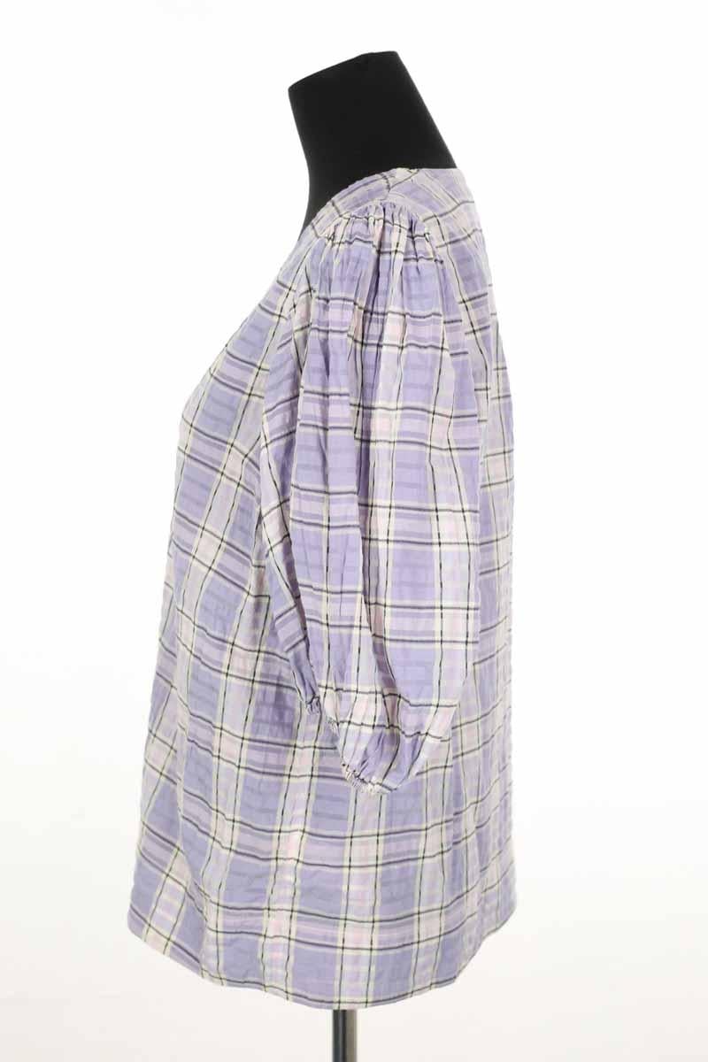 Blouse GANNI - Seconde Main Purple