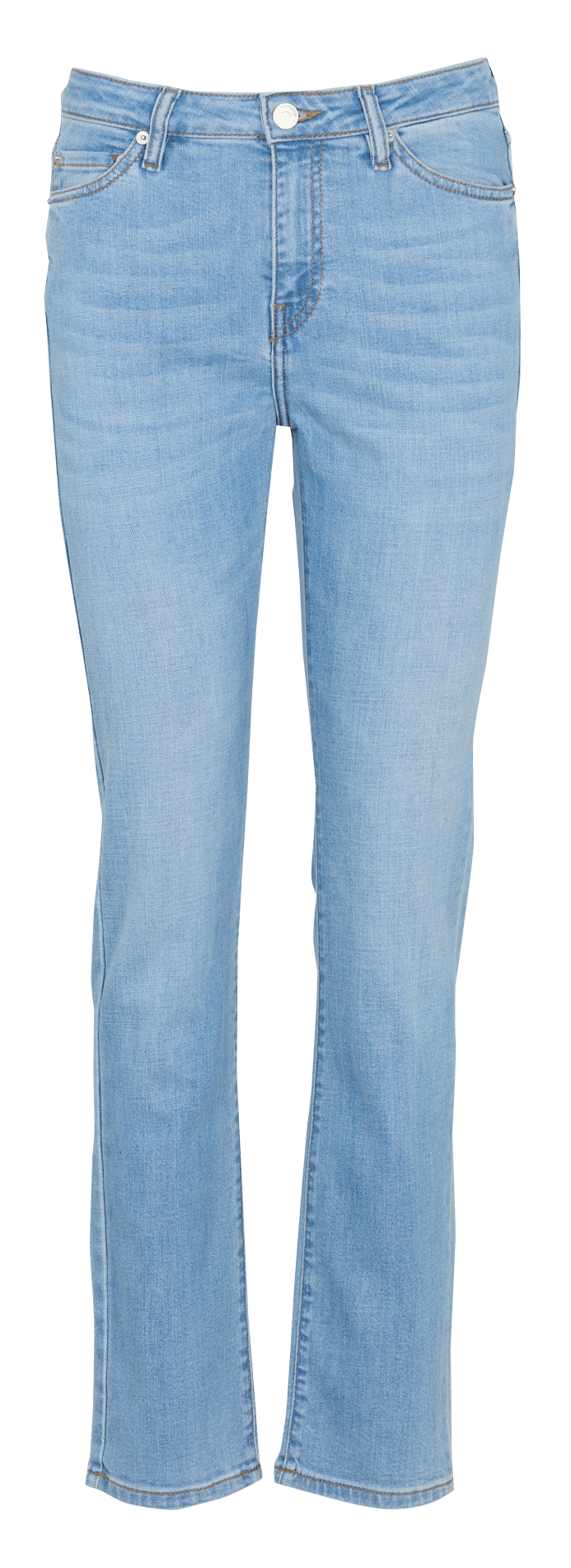 Jean slim taille haute uni ACQUAVERDE Bleu
