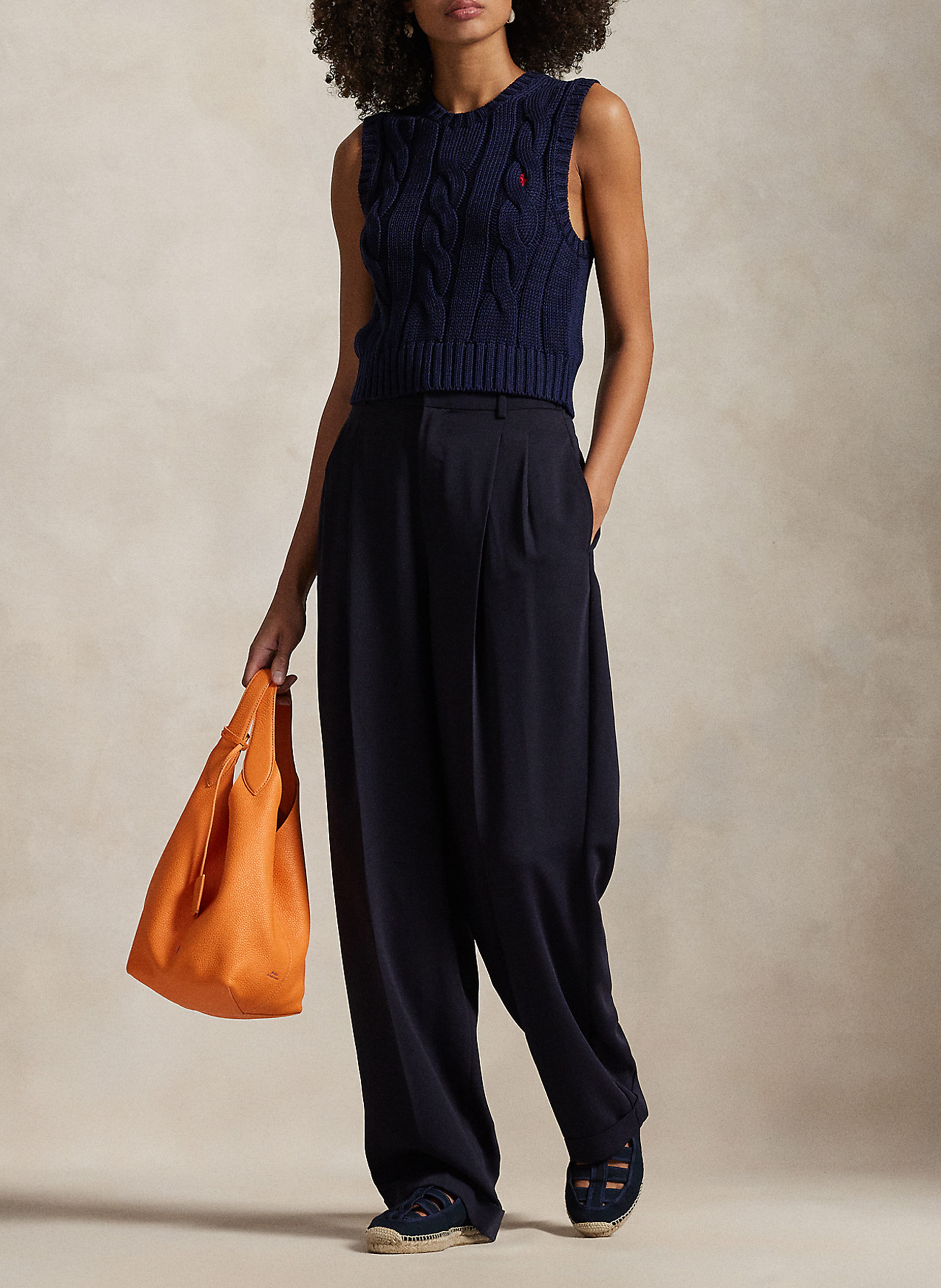 Pullunder aus Baumwolle POLO RALPH LAUREN Blau