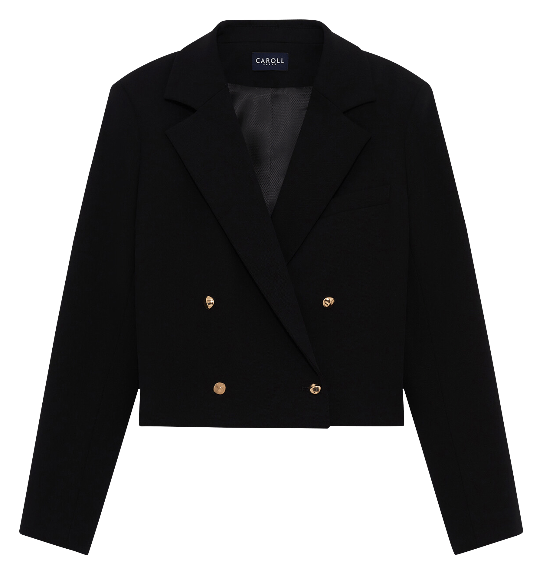 Veste de tailleur courte ajustée CAROLL Noir