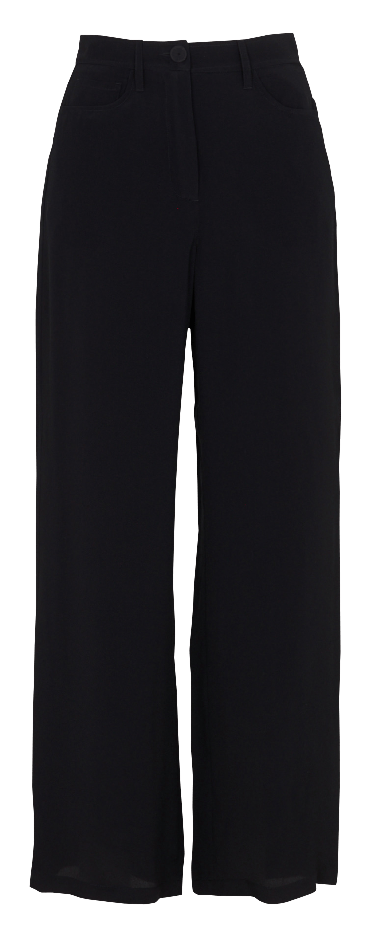 Wide-leg five-pocket trousers MOMONI Black