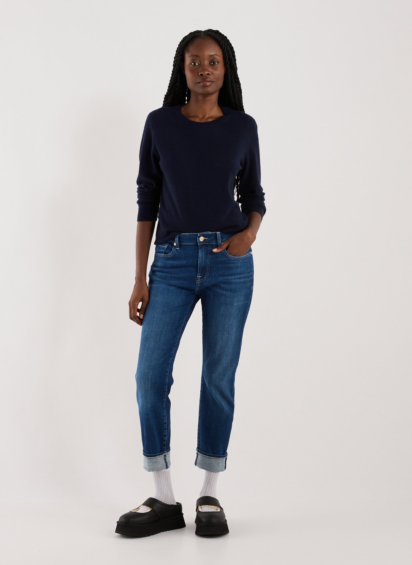 Cashmere sweater AU PRINTEMPS PARIS Blue