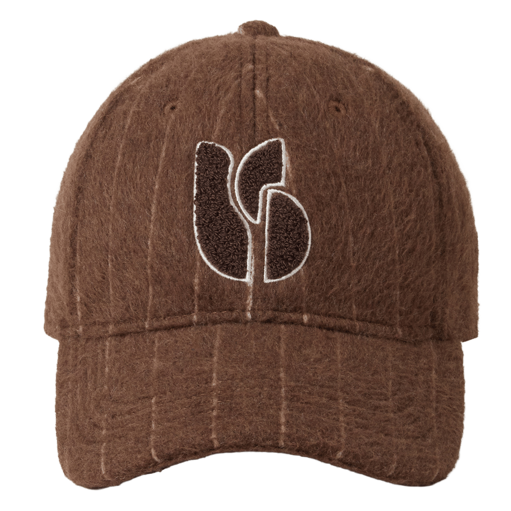 Casquette brodée à rayures BA&SH Marron