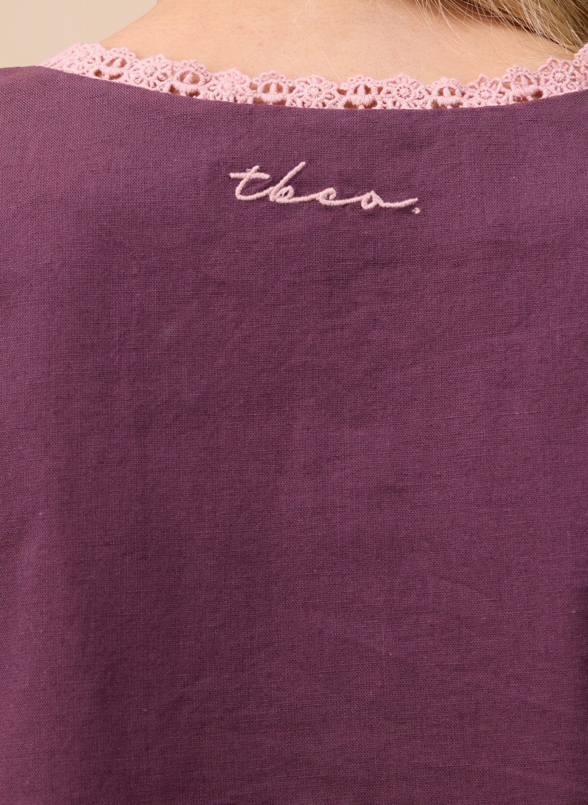 Baumwoll-Pyjama TBCO Violett