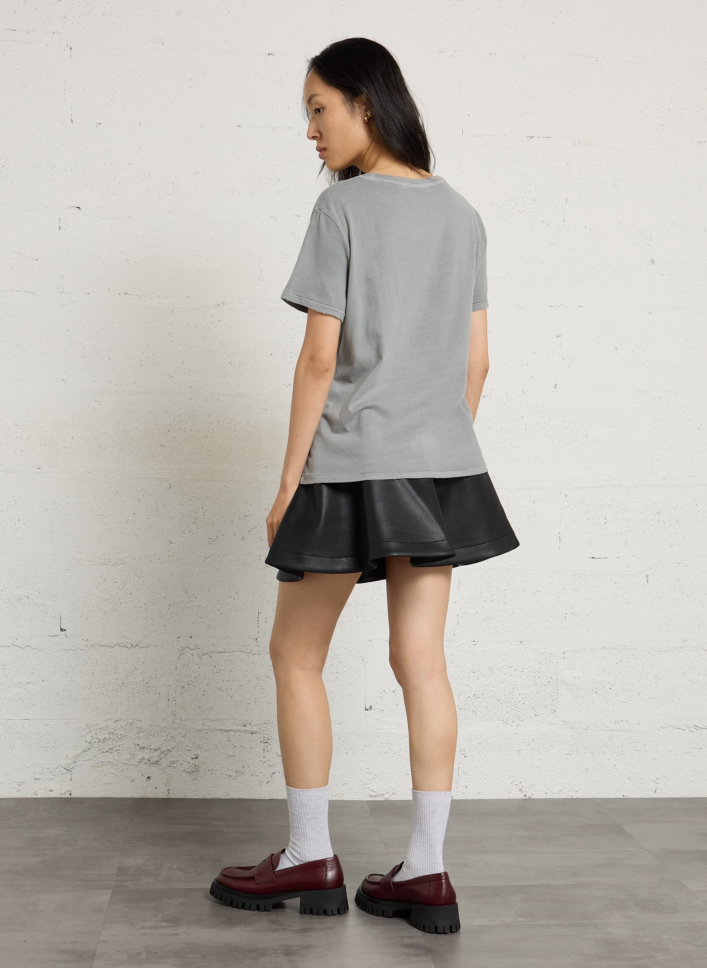 Tee-shirt à motif en coton NEWTONE Gris