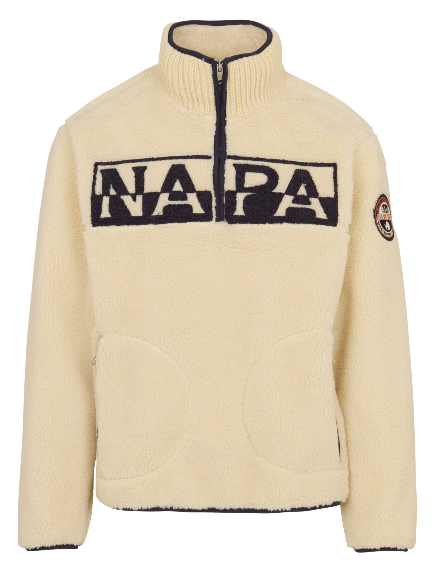 High-neck fleece NAPAPIJRI White
