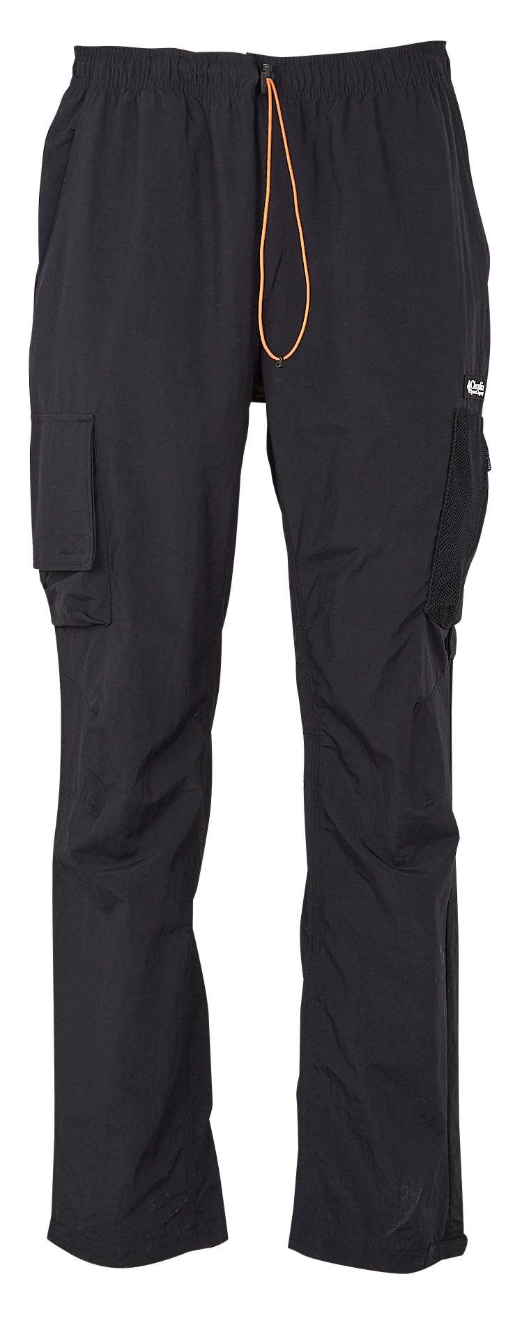 Straight-leg showerproof pants COLUMBIA Black