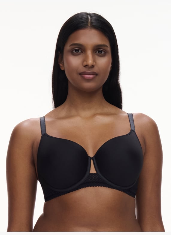 Full-cup memory foam bra | Black by CHANTELLE PULP Full-cup memory foam bra Black