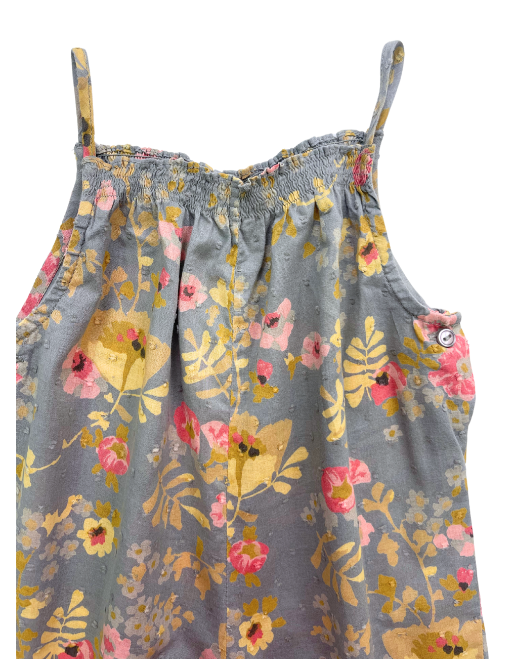 Baby dungarees - 6 months BONPOINT - Seconde Main Grey