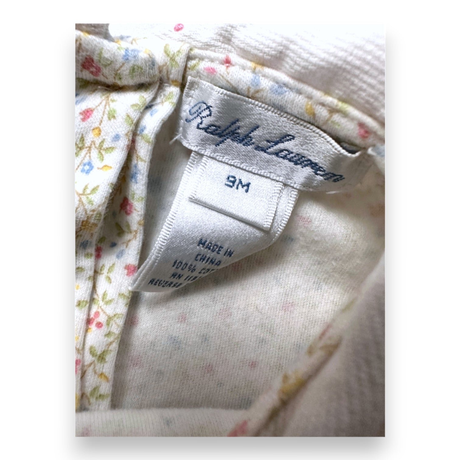 White baby dress - 9 months POLO RALPH LAUREN - Seconde Main White