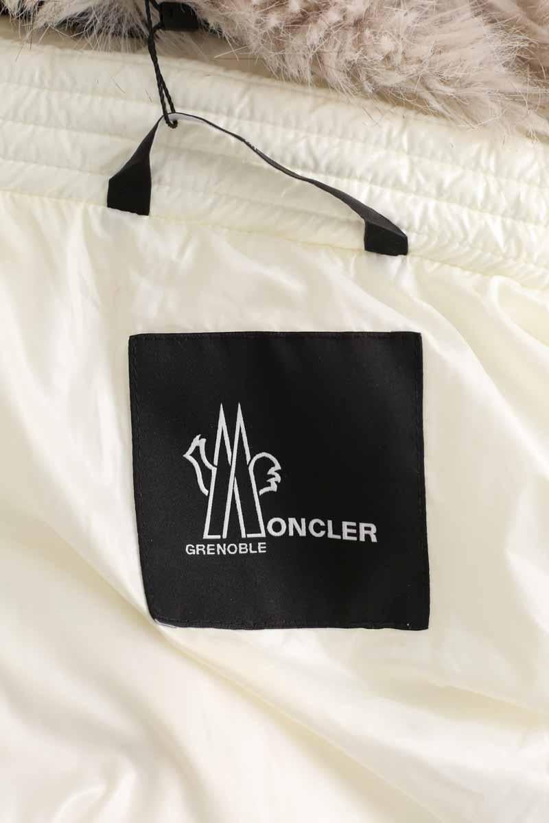 Lightweight quilted padded jacket with high neck MONCLER - Seconde Main White