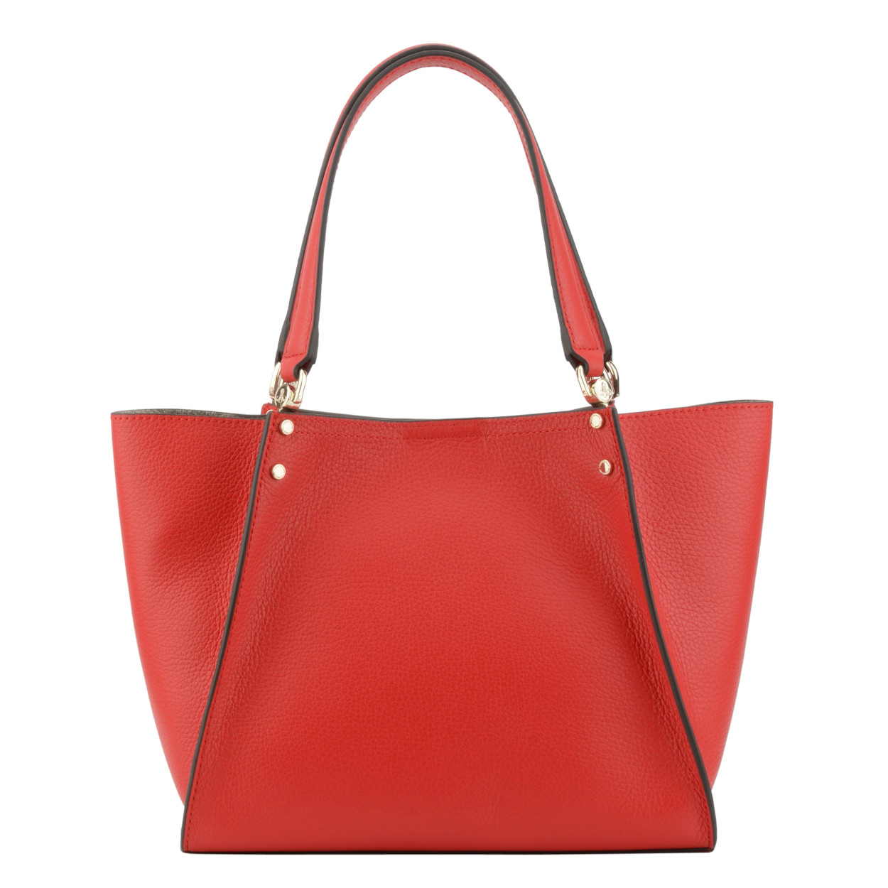 Billy L leather bag  POURCHET Red