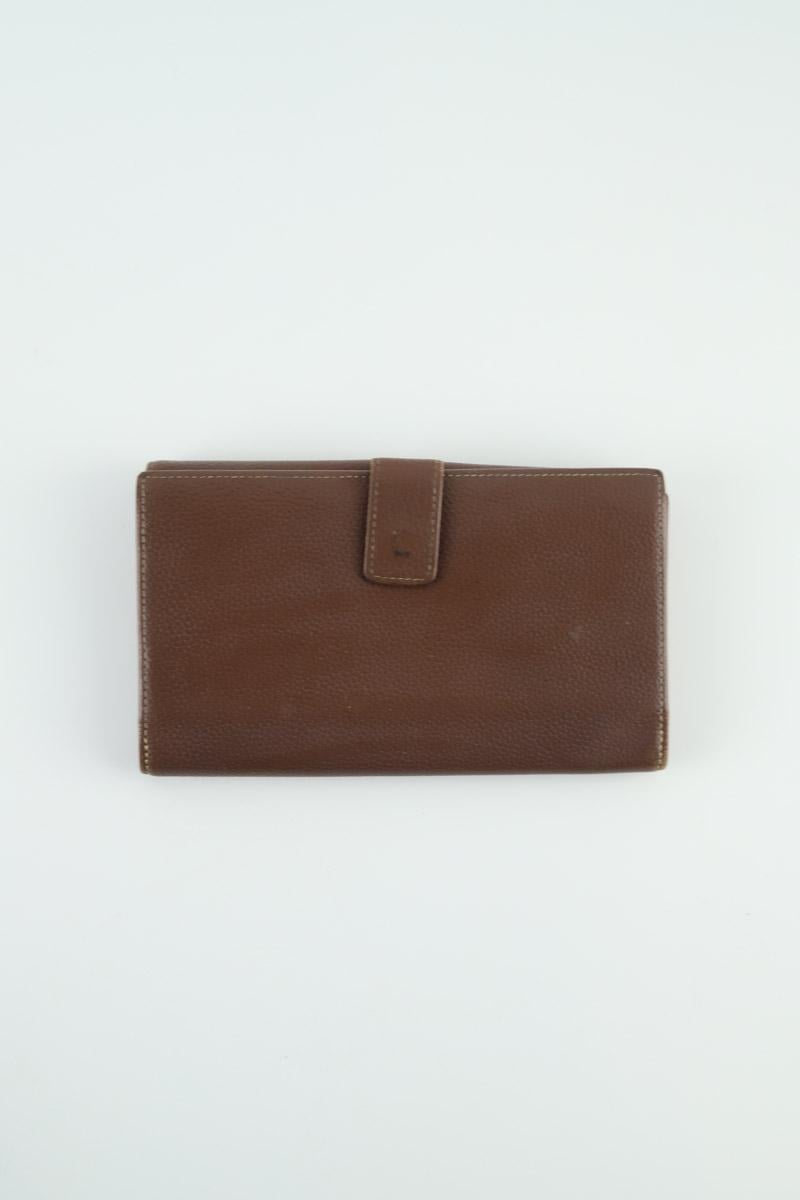 Babylon leather wallet LONGCHAMP - Seconde Main Brown
