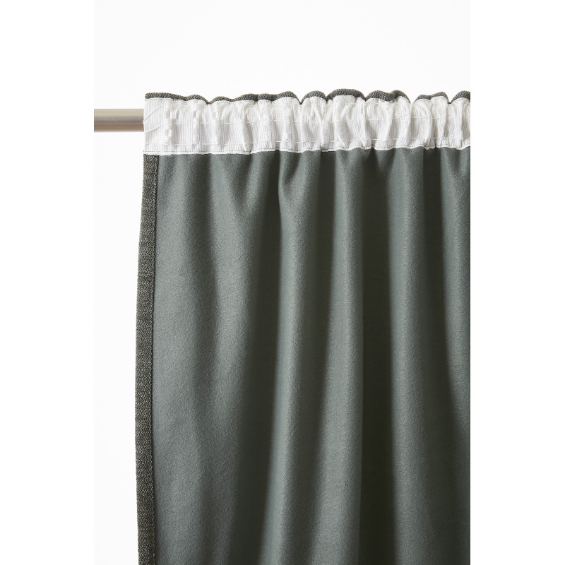 Blackout and Thermal Curtains L'EFFET PAPILLON Green