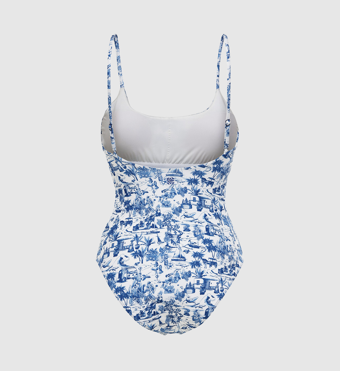 One-piece swimsuit NUSA - Around the World GILI'S Blue