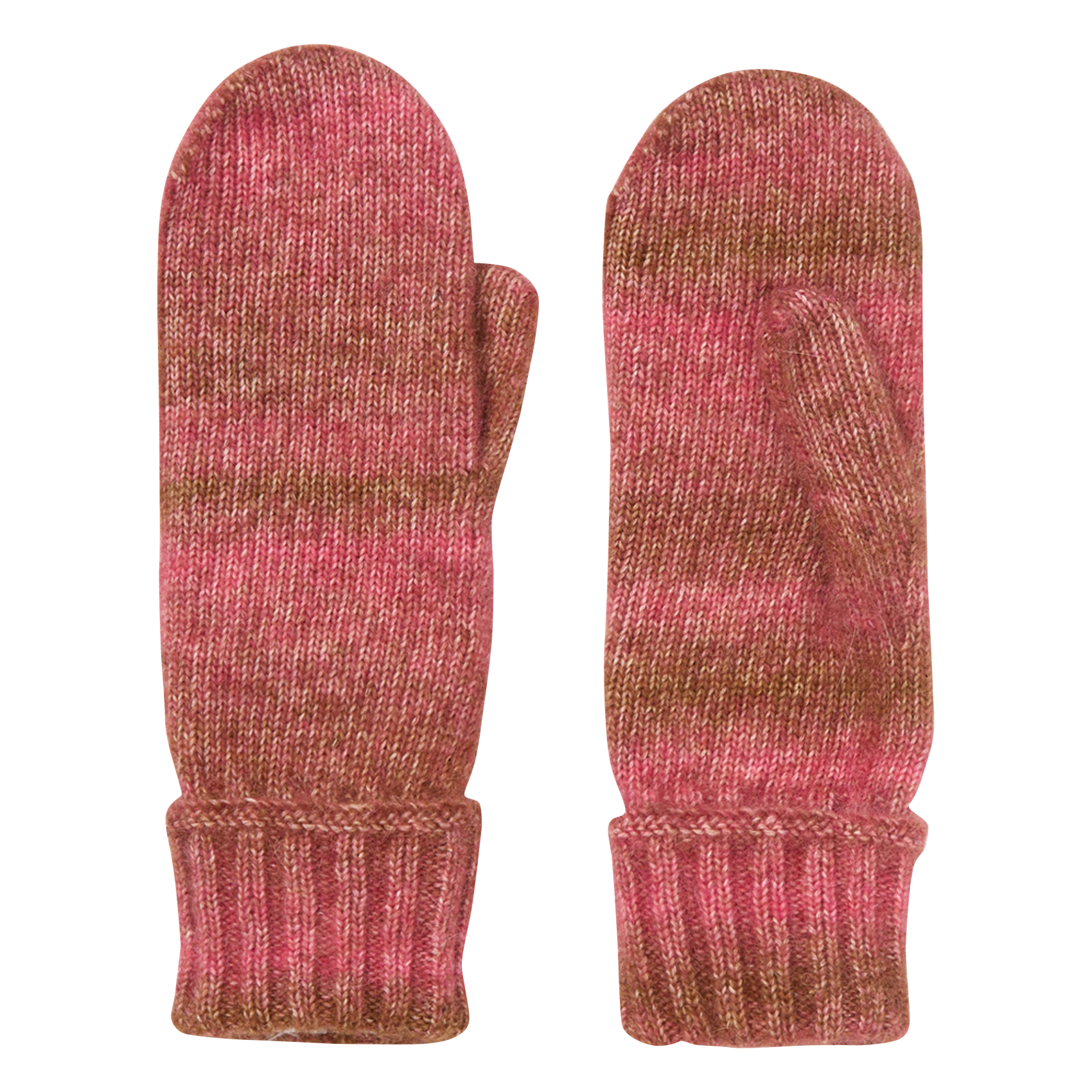 Woll- und Baumwollhandschuhe BECKSONDERGAARD Rosa