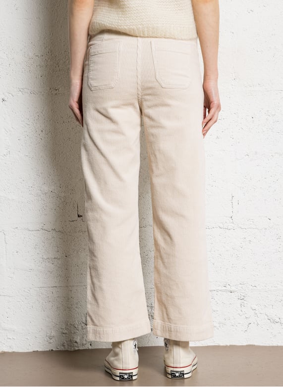 Pantalon droit en velours côtelé | Beige by MAISON 123 Pantalon droit en velours côtelé Beige