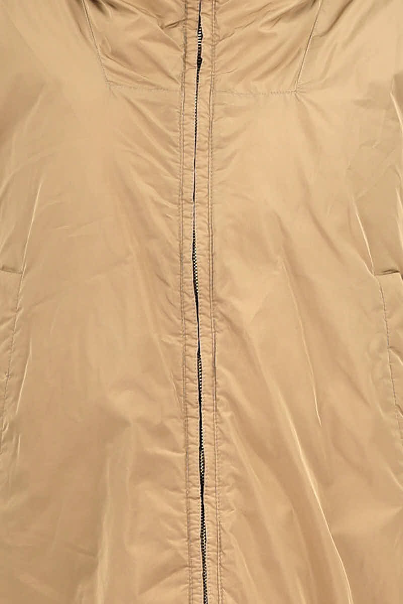 Lightweight quilted padded jacket with high neck MAX MARA - Seconde Main Brown