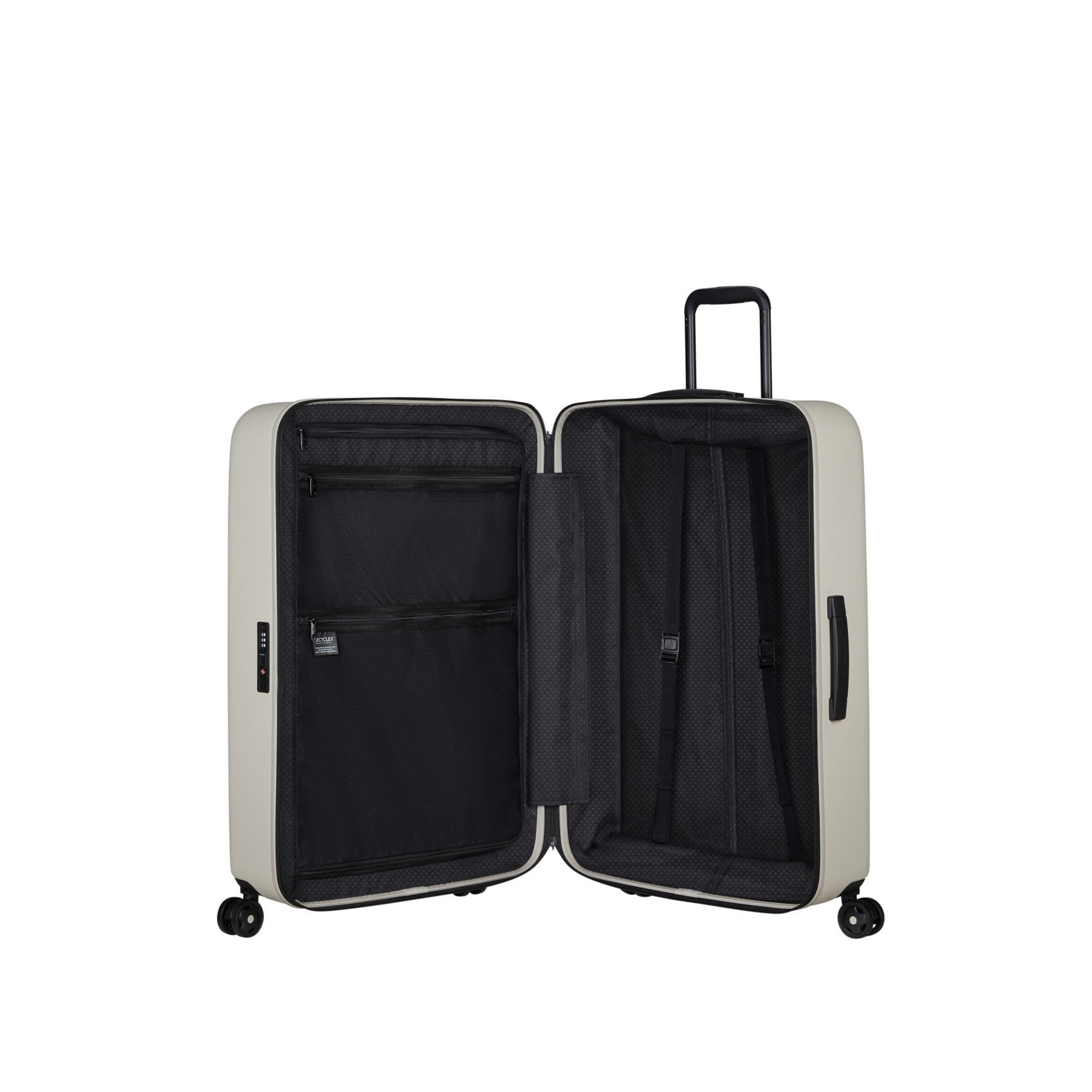 Stackd suitcase 4 wheels size L SAMSONITE Beige