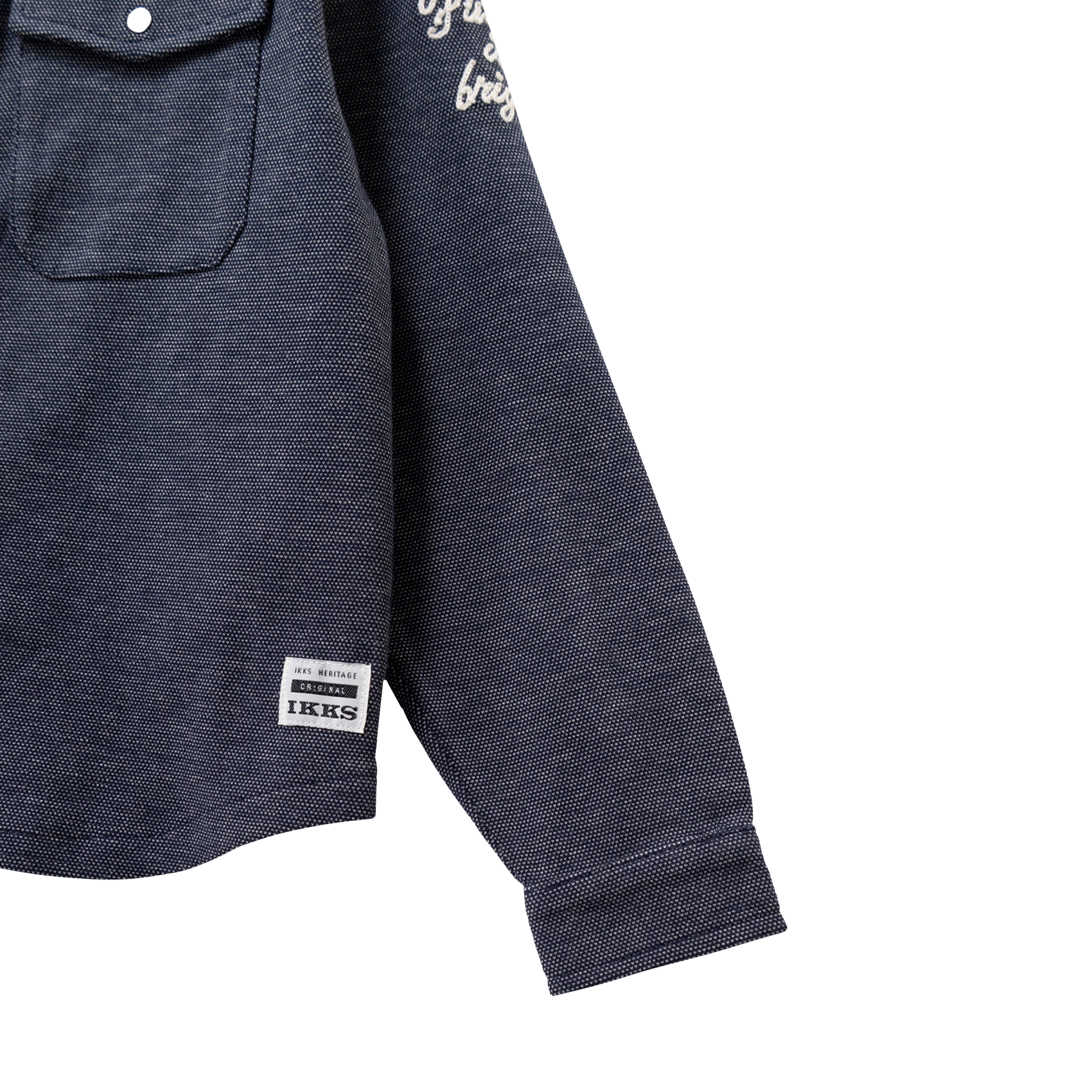 Strickhoodie-Überhemd IKKS JUNIOR Blau