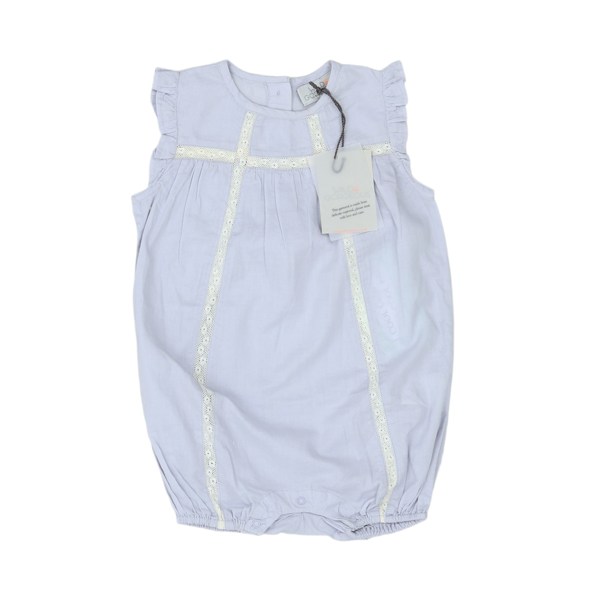 Blue Baby Romper - 6 months WILD & GORGEOUS - Seconde main Blue