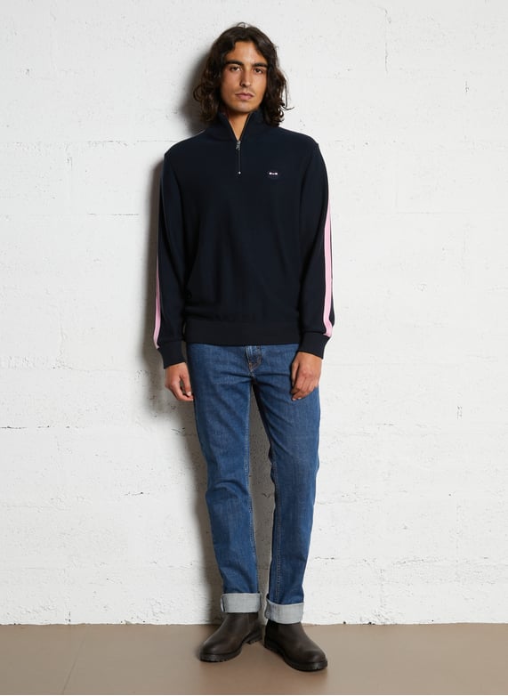 Gerade geschnittene Jeans aus Baumwoll-Mix - Look 8