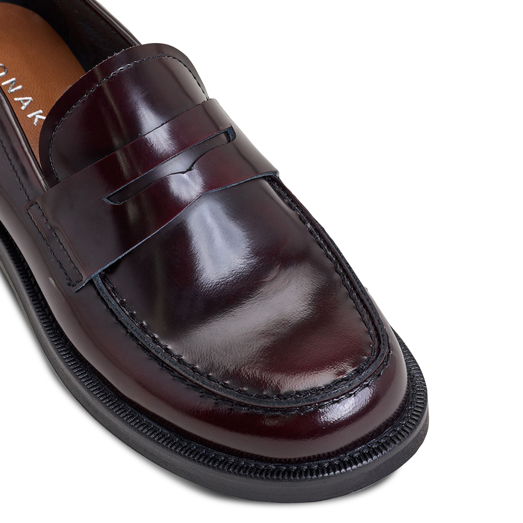 Mocassins en cuir JONAK Rouge