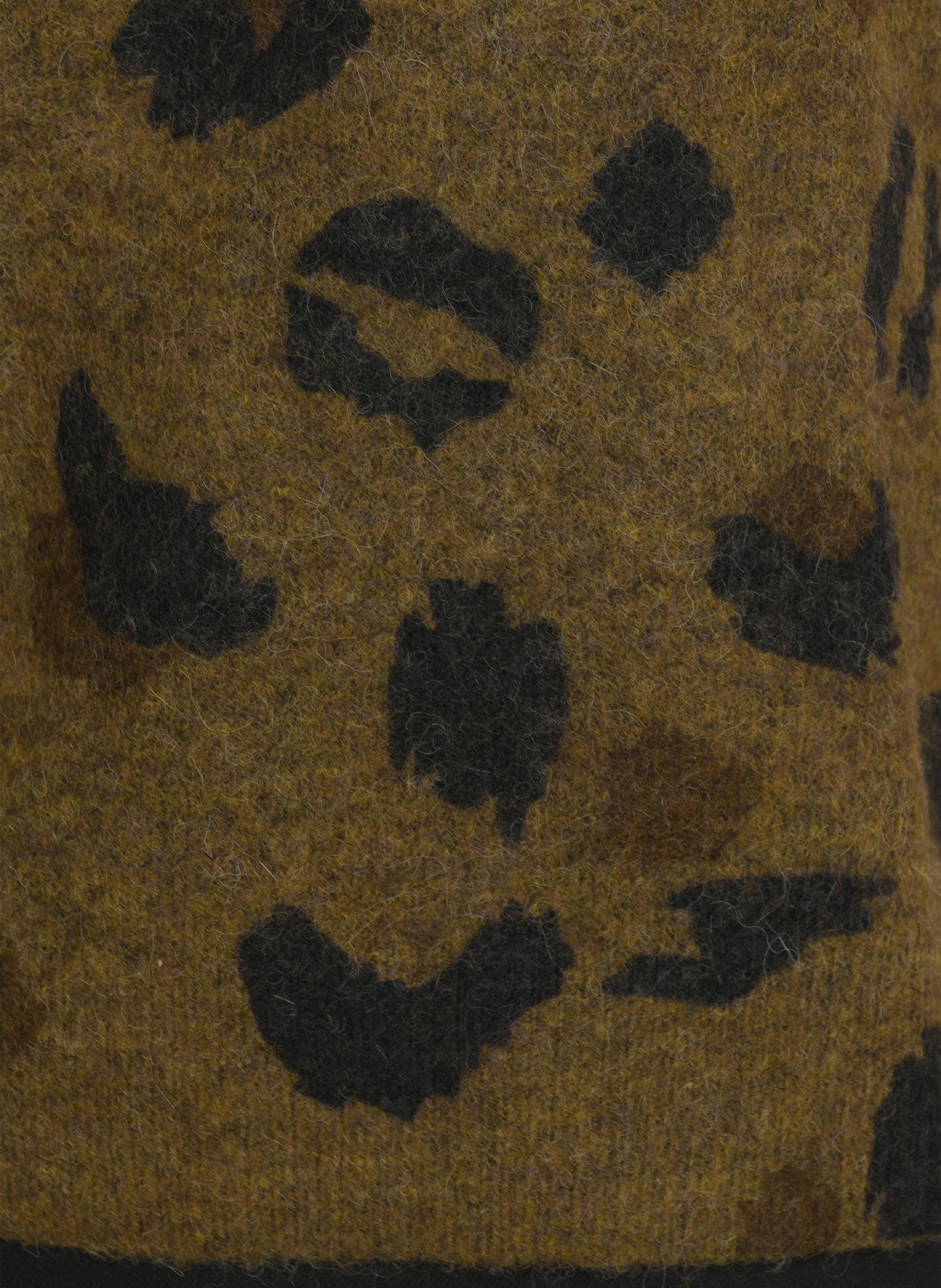 Pull imprimé en laine mélangée KOOKAI Kaki