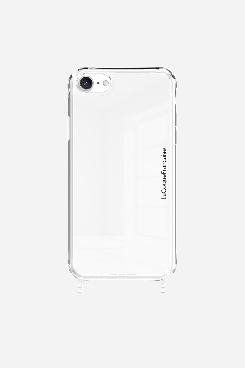 Phone case with rings for iPhone 7 / 8 / SE 2020 / SE 2022 LA COQUE FRANCAISE Silver