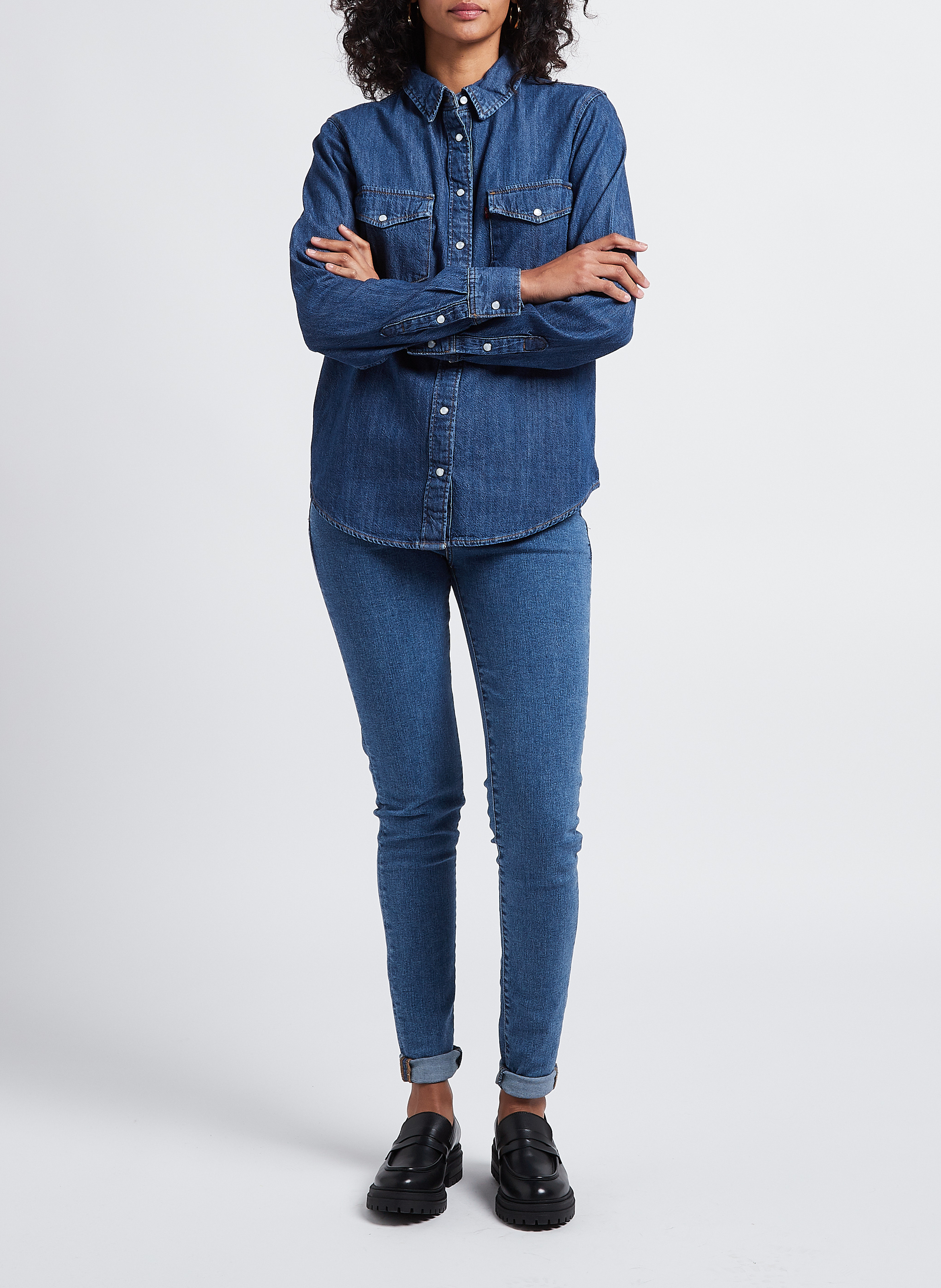 High Waist Skinny Jeans LEVI'S Jeans ohne Waschung