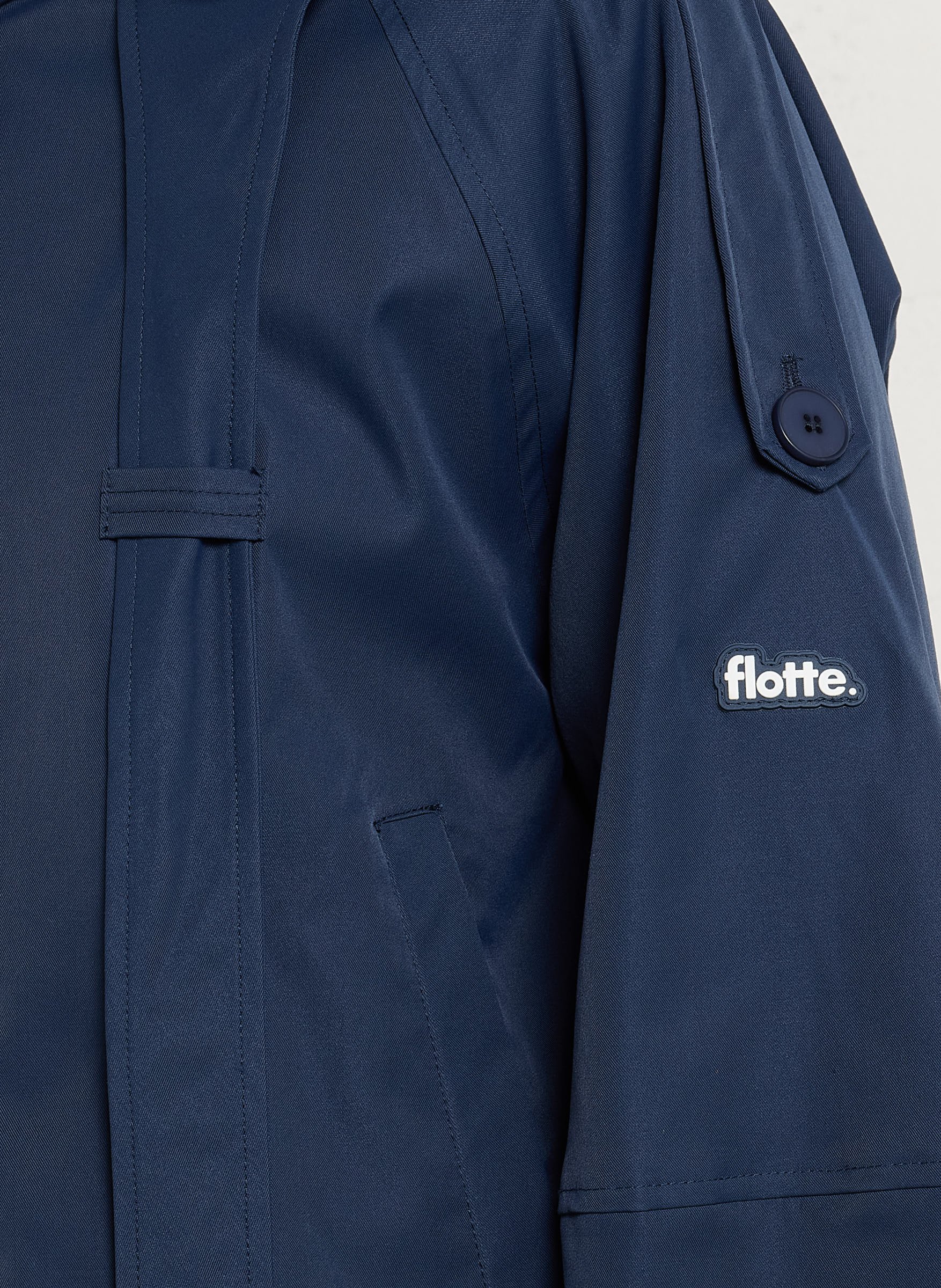 Loose-fit jacket with hood FLOTTE Blue