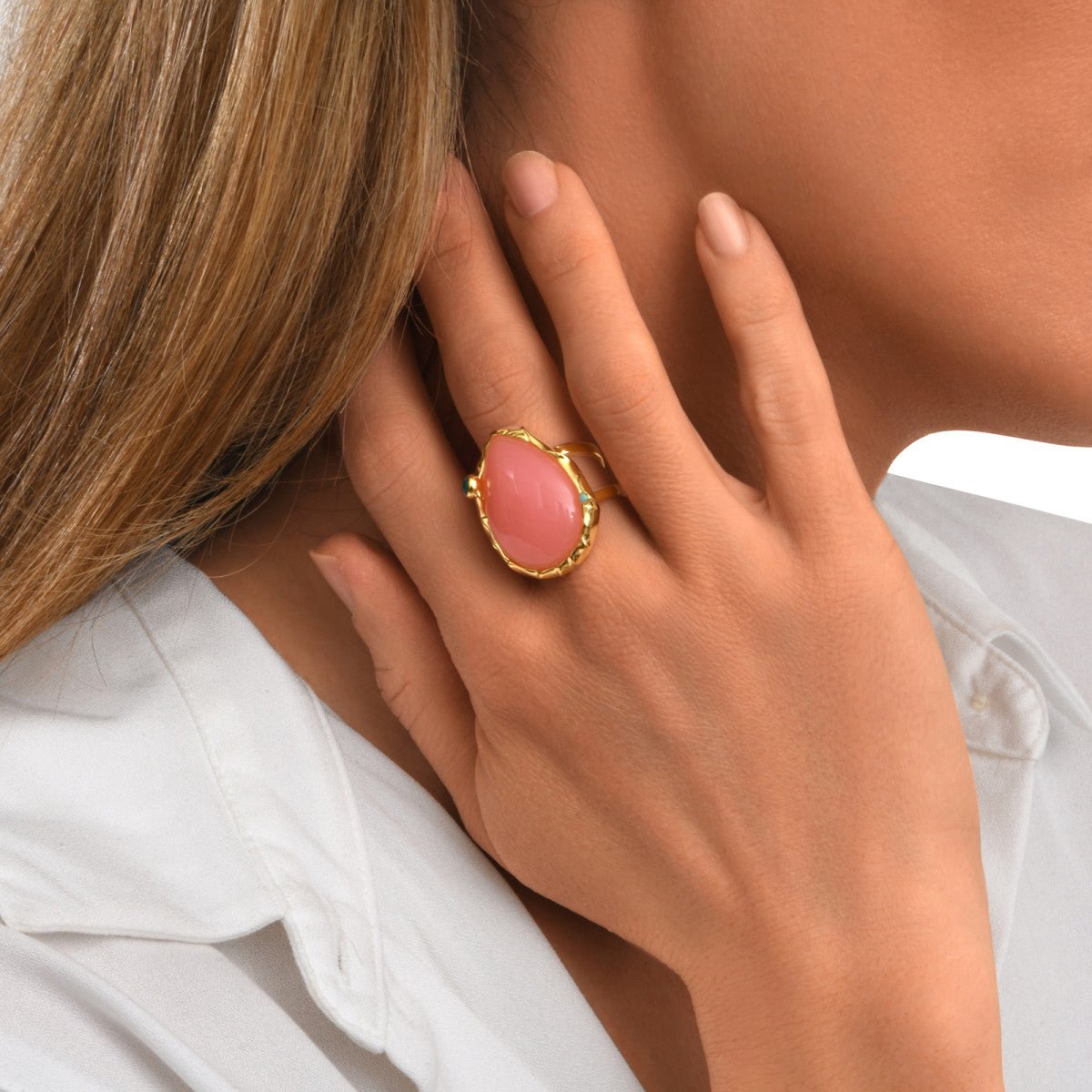 Adjustable gold plated SATELLITE PARIS Pink