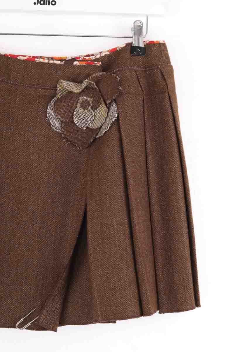 Mini skirt TARA JARMON - Seconde Main Brown