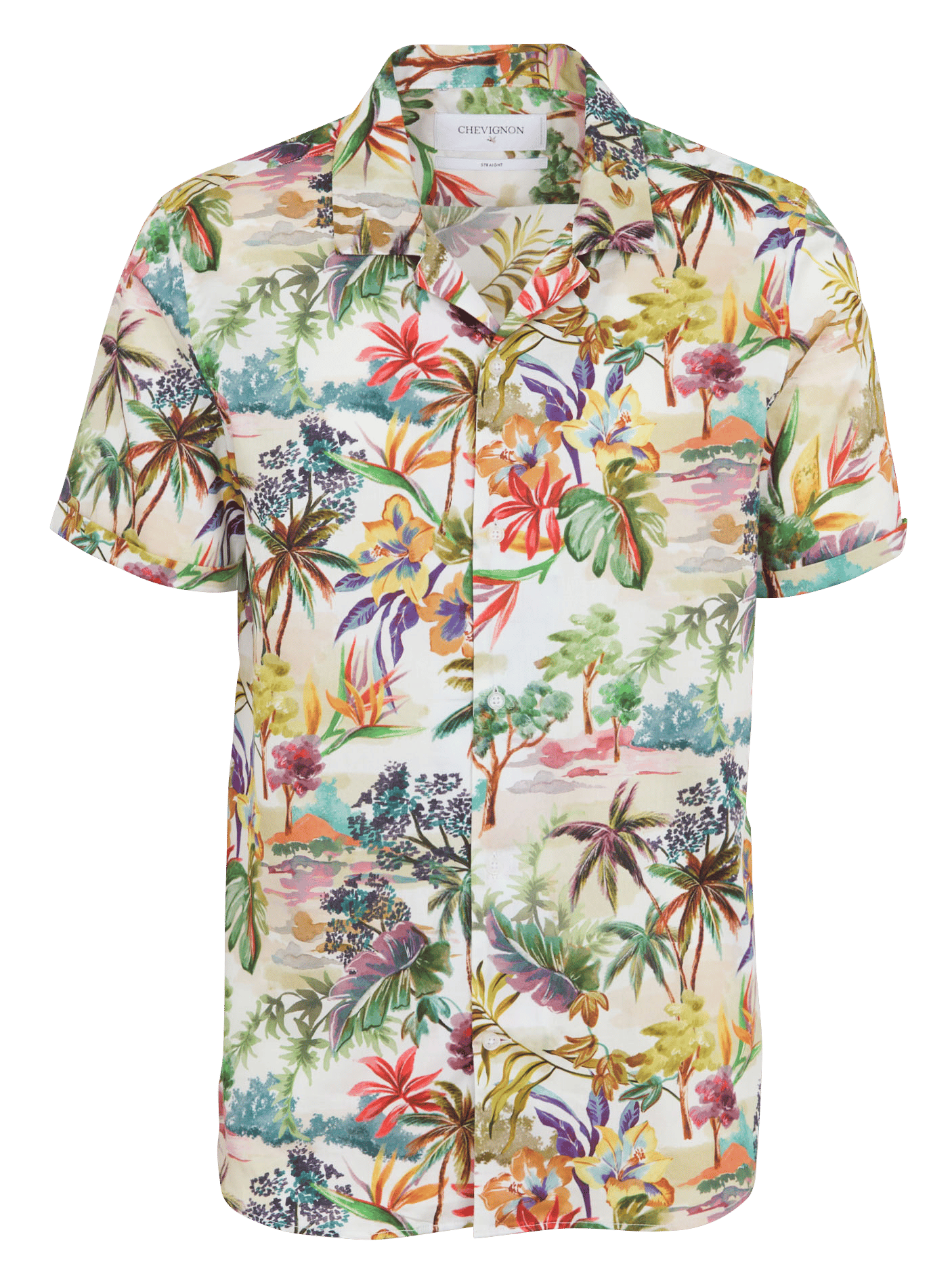 Chemise col classique en coton  CHEVIGNON Blanc