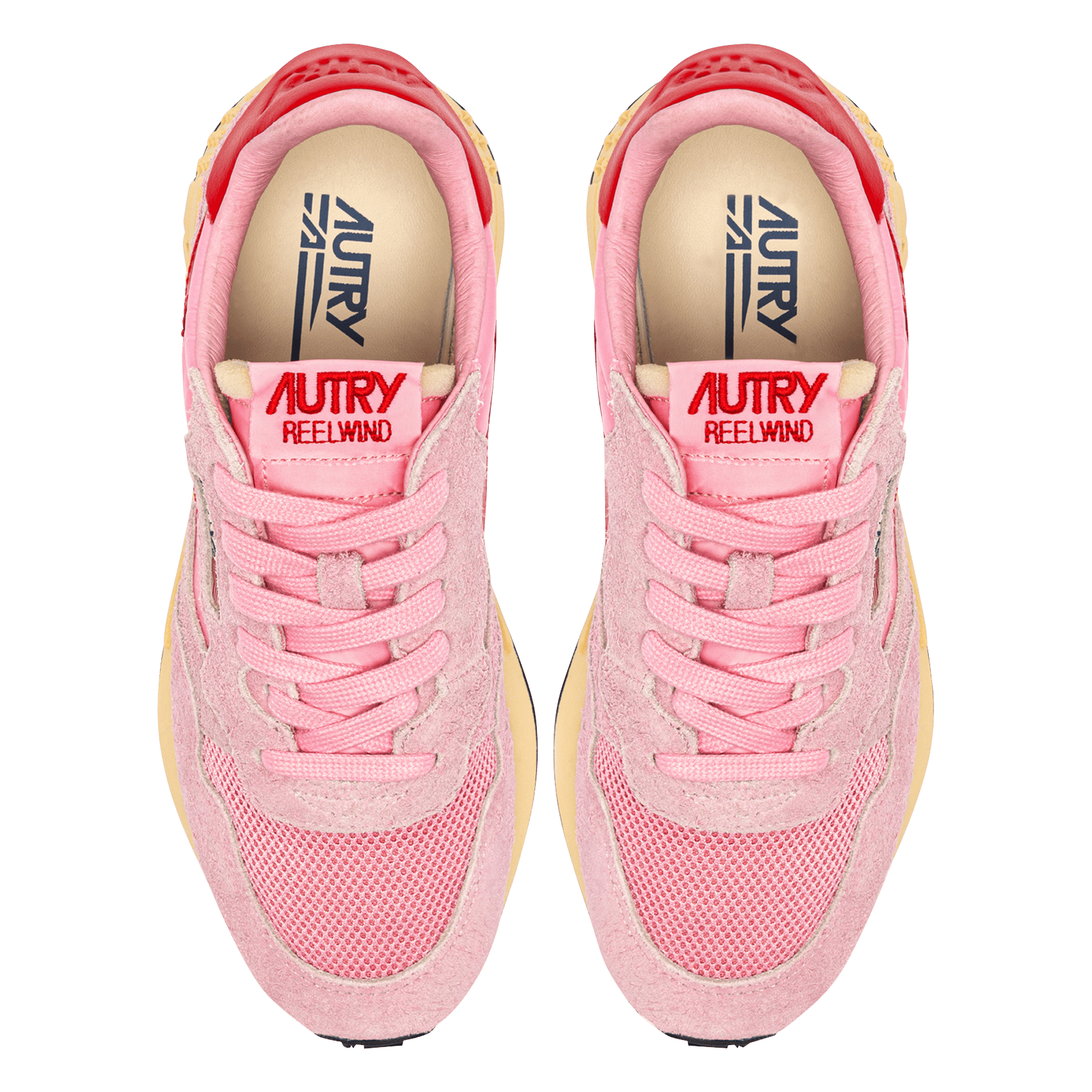 Flache Sneaker zum Schnüren AUTRY Rosa