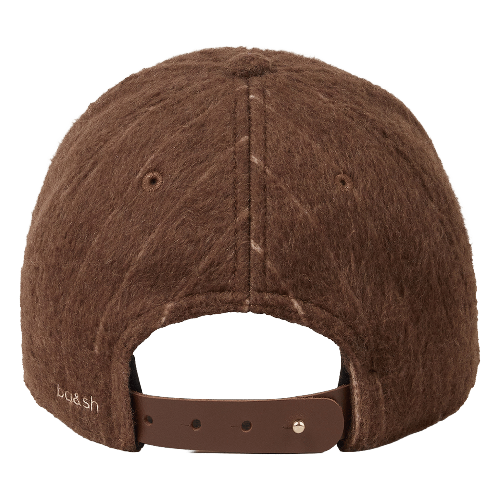 Casquette brodée à rayures BA&SH Marron