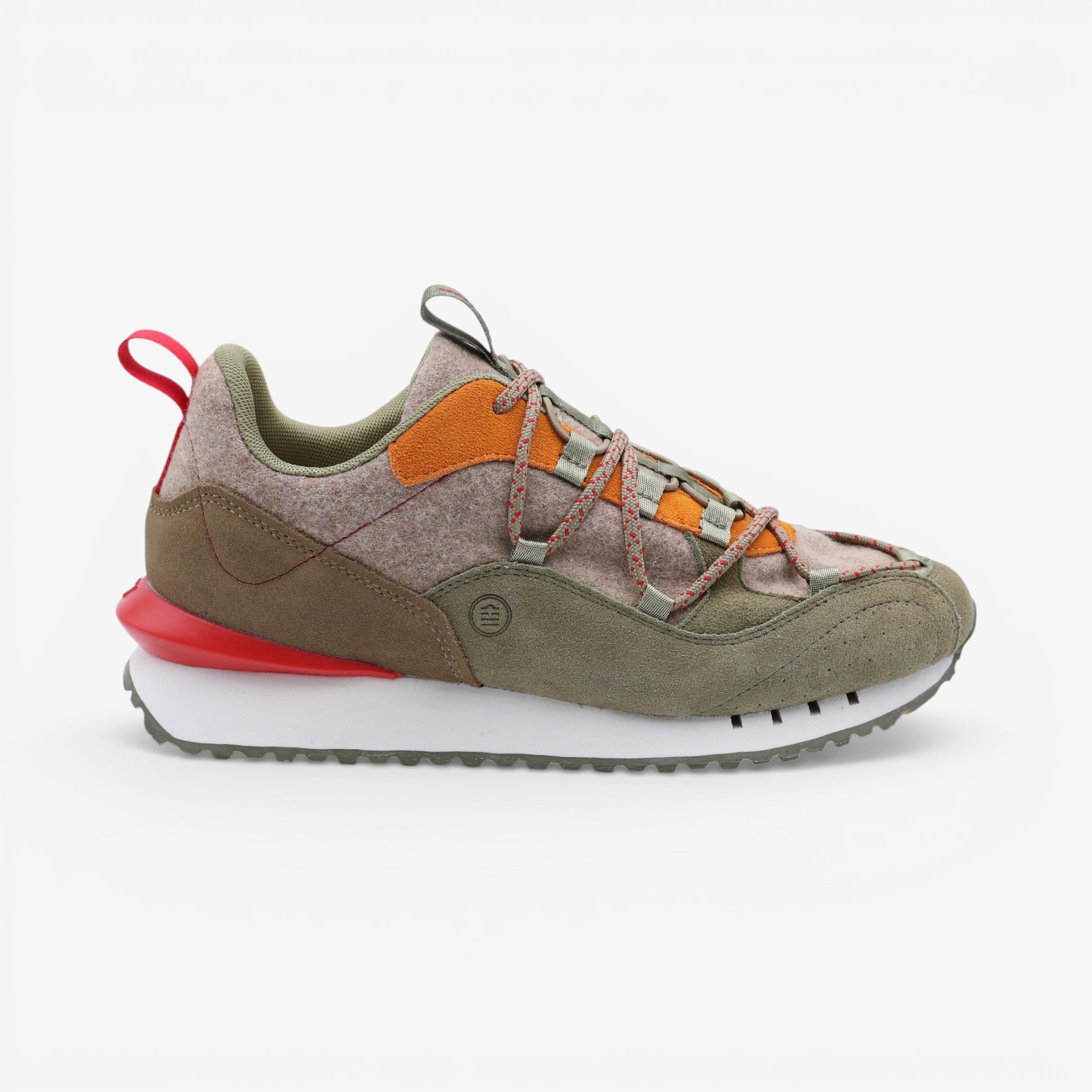 Military Green Apollo Sneakers SERGE BLANCO Beige
