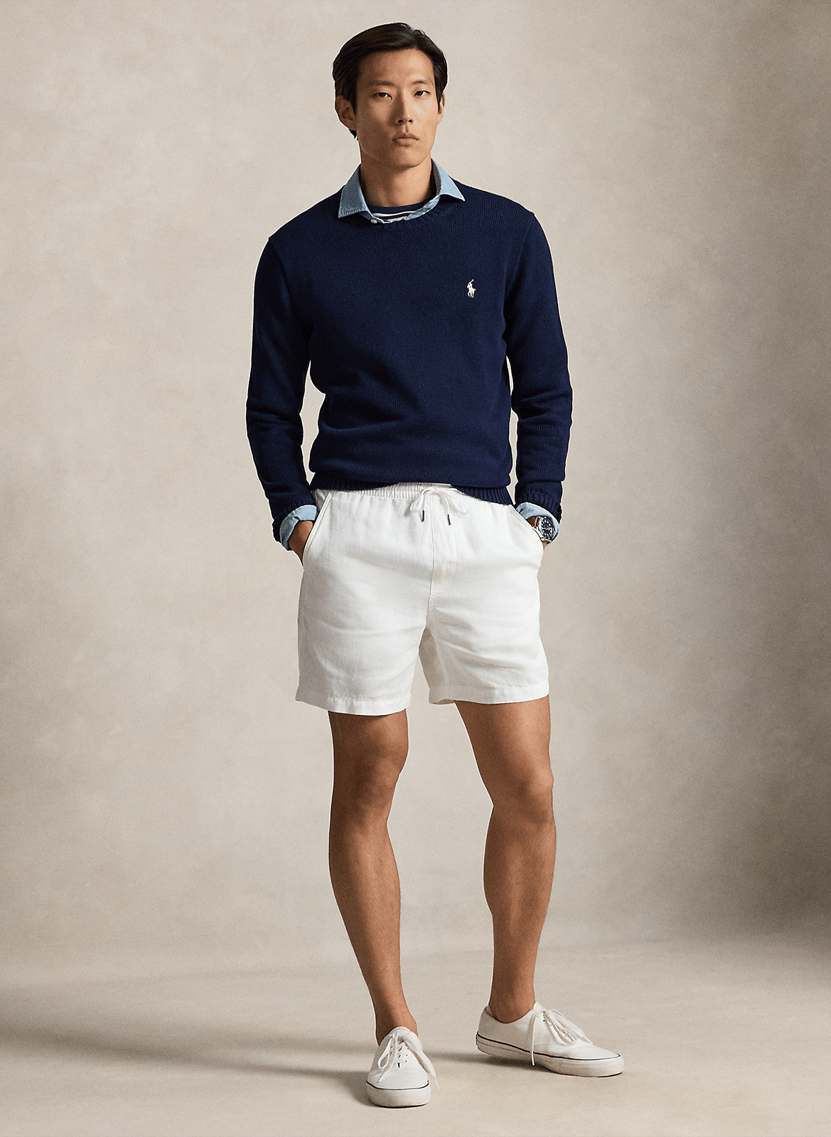 Baumwollpullover POLO RALPH LAUREN Blau
