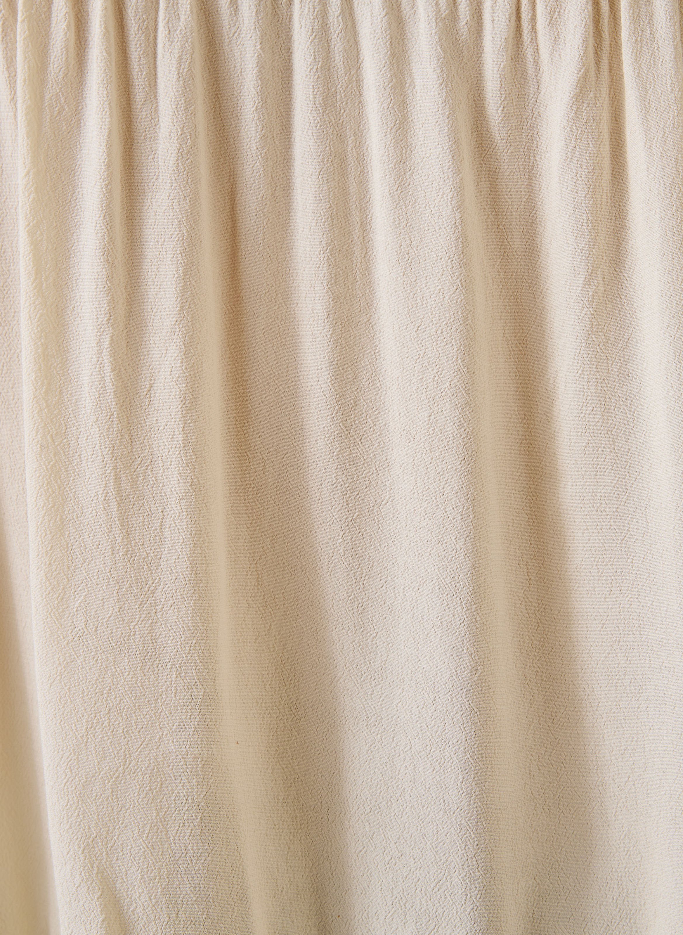 Long-sleeved lace shirt LA FEE MARABOUTEE White