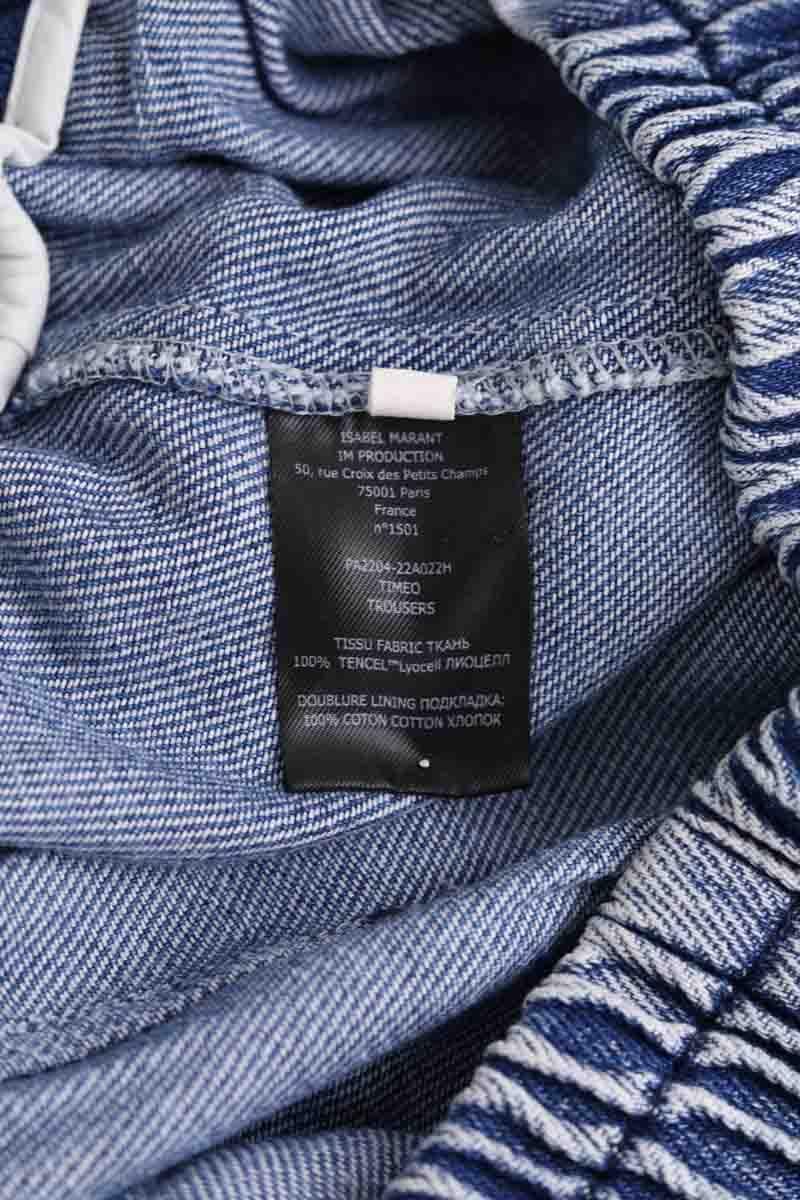 Straight-leg pants ISABEL MARANT - Seconde Main Blue