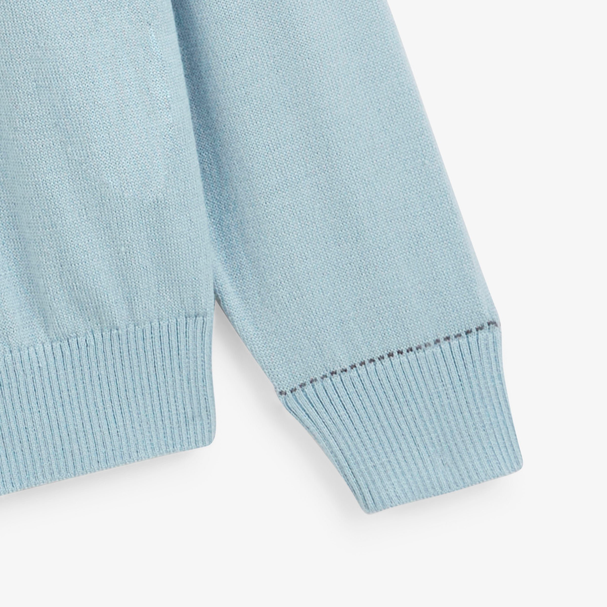 MAO Essential Breeze Blue Crew-Neck Sweater SERGE BLANCO Blue